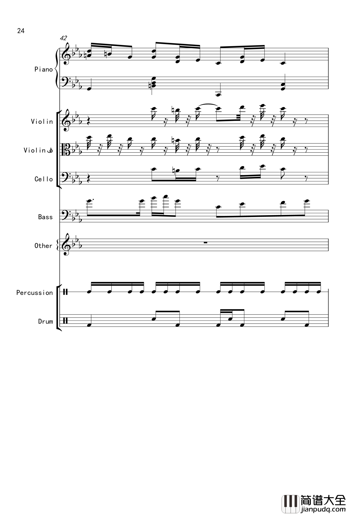 克罗地亚舞曲钢琴谱_Croatian_Rhapsody_马克西姆_Maksim·Mrvica