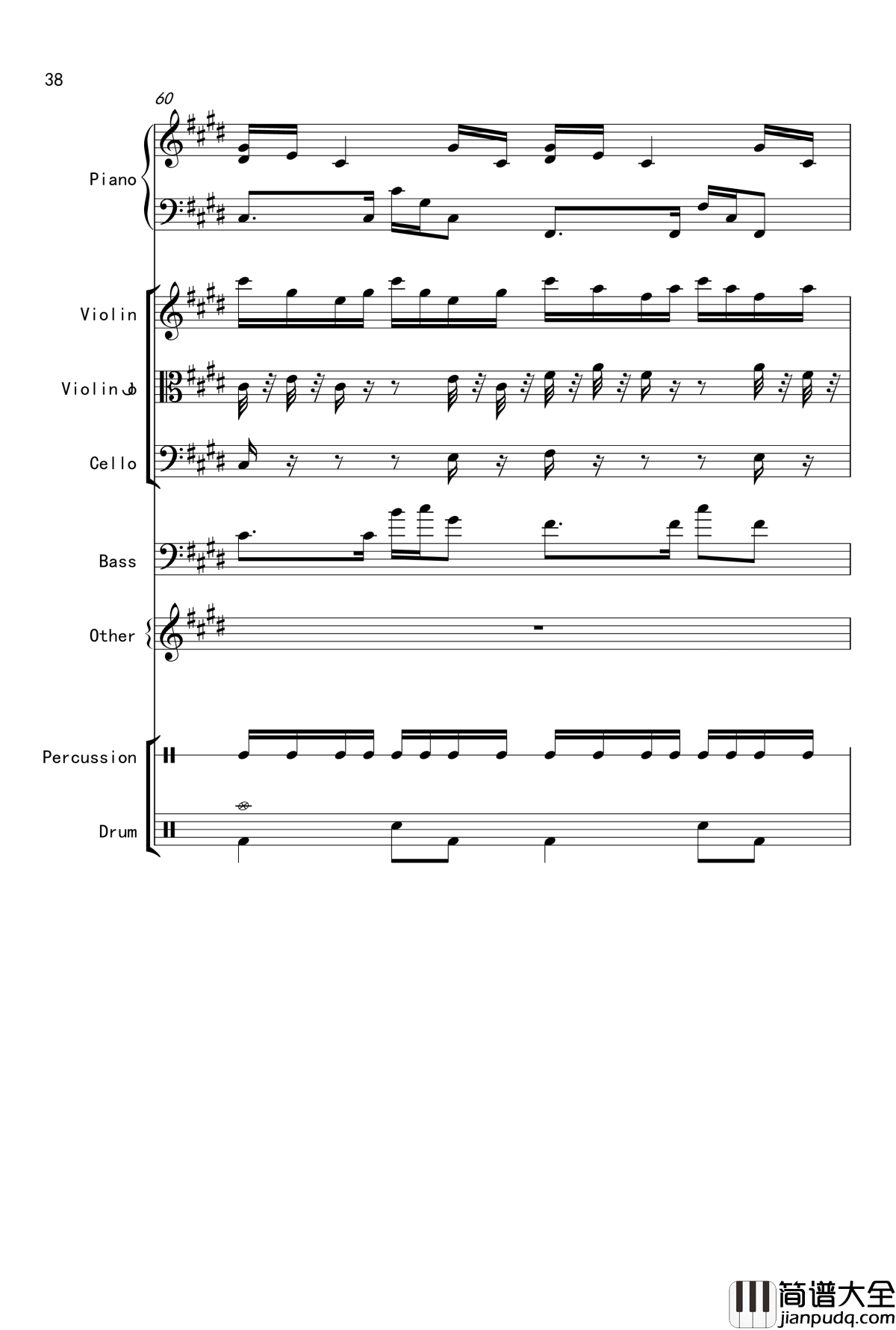 克罗地亚舞曲钢琴谱_Croatian_Rhapsody_马克西姆_Maksim·Mrvica