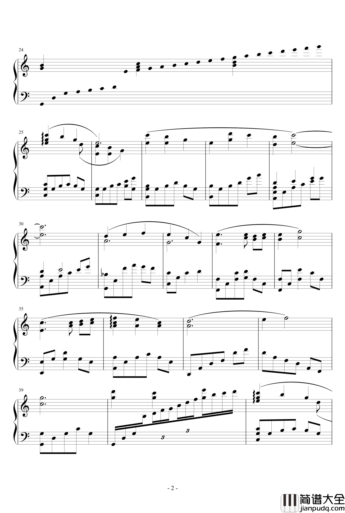 あの日くれたもの钢琴谱_MANYO