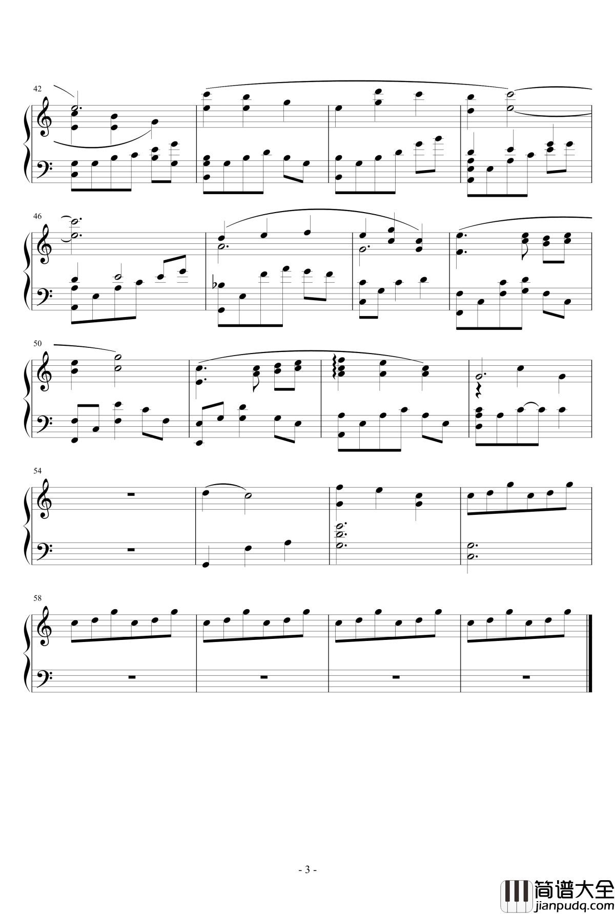 あの日くれたもの钢琴谱_MANYO