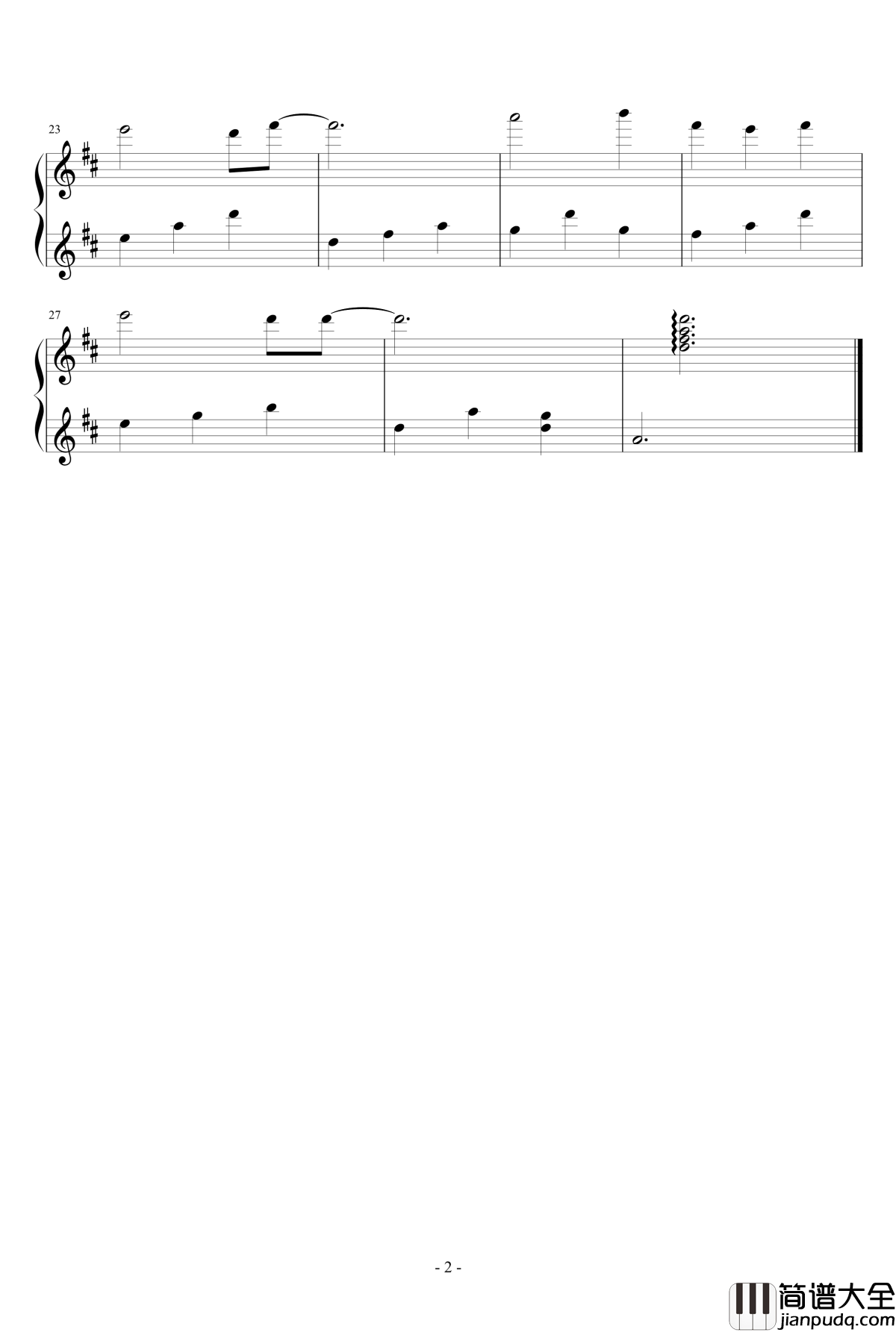 願いが叶う場所钢琴谱_Clannad_story