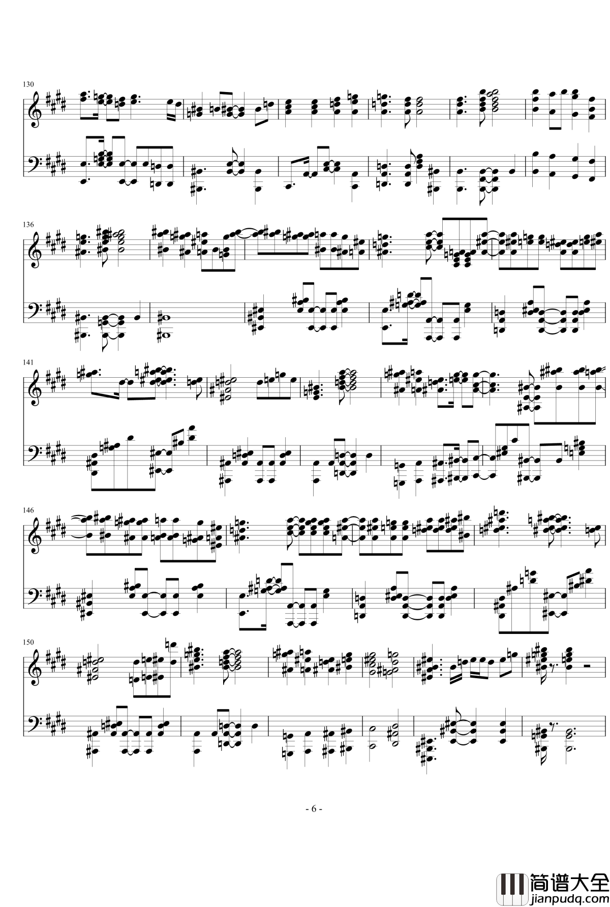 M_STERPIECE钢琴谱_765ALLSTARS__偶像大师剧场版_神前晓