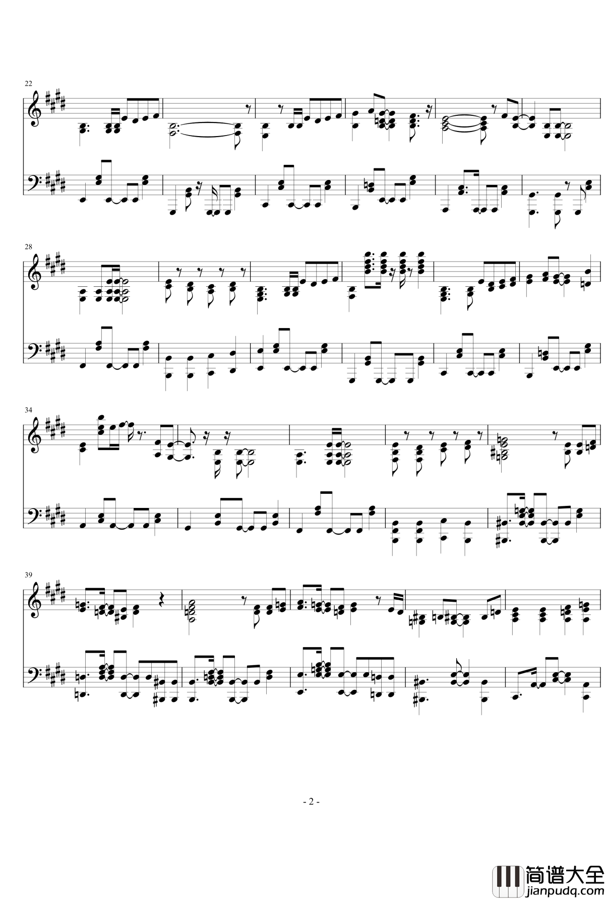 M_STERPIECE钢琴谱_765ALLSTARS__偶像大师剧场版_神前晓