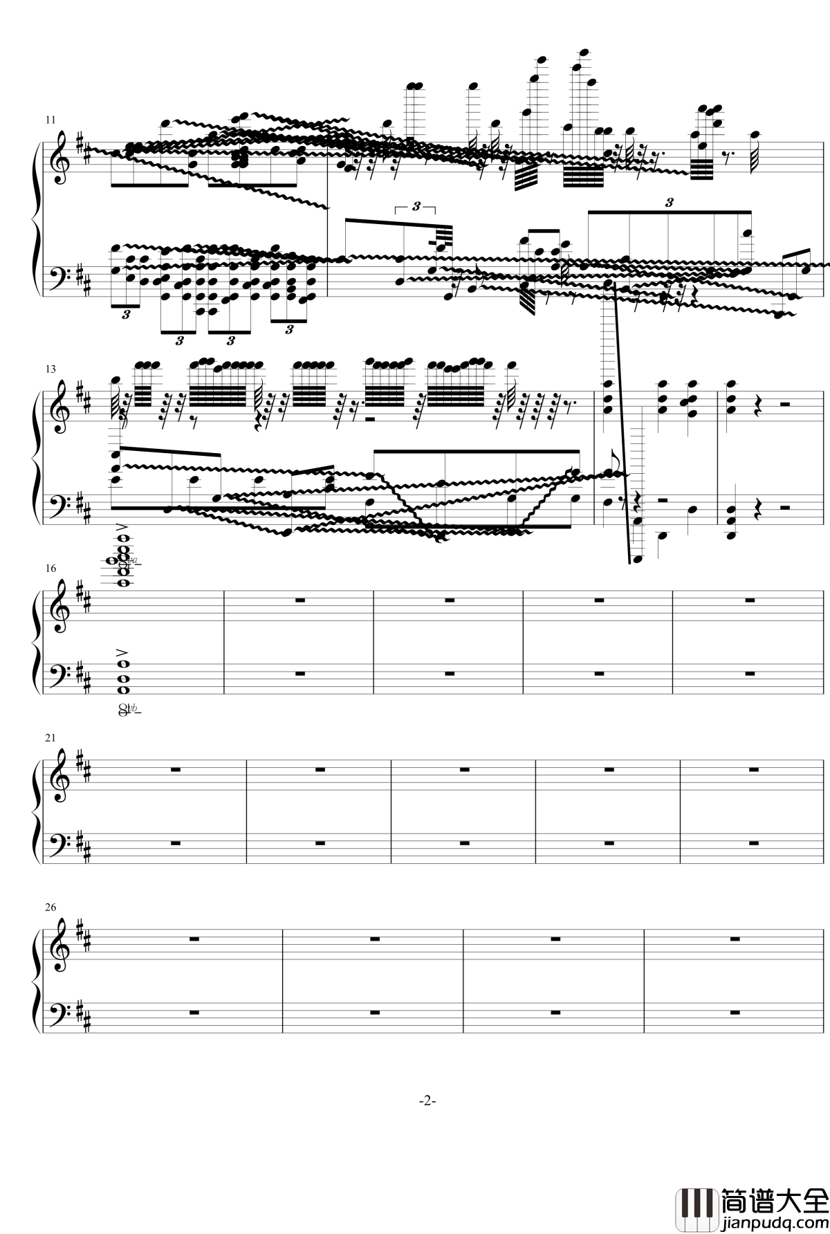 致乡野的风钢琴谱_金星先生