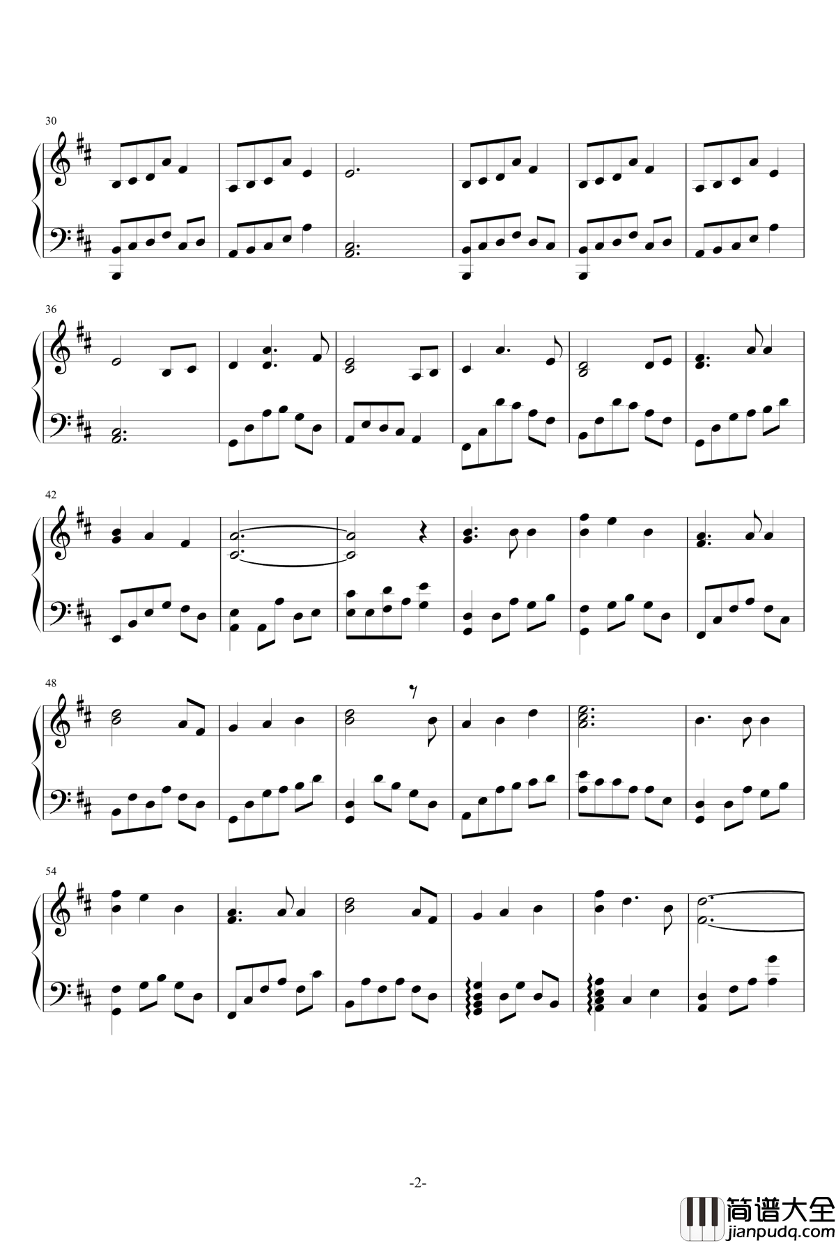 失恋蝴蝶钢琴谱_陈奕迅