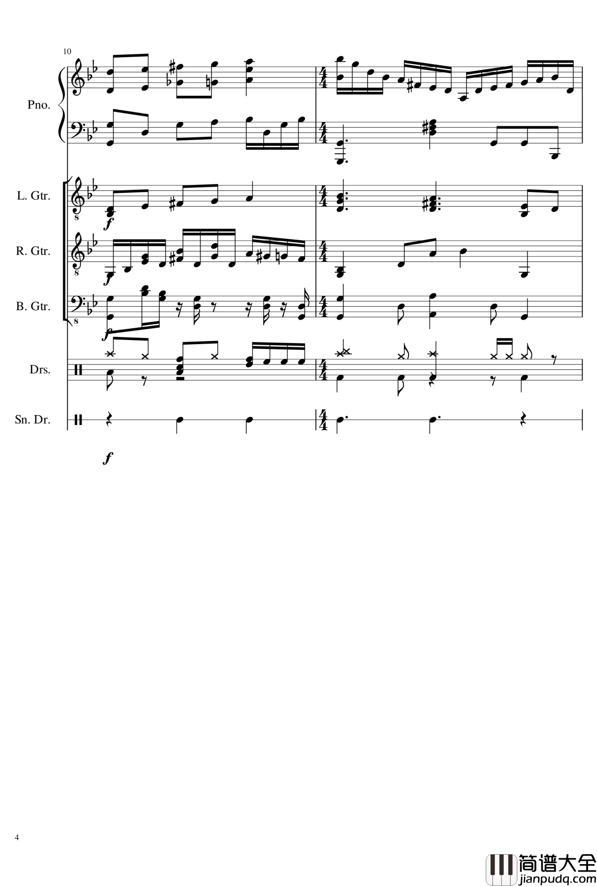 Nod_Nod钢琴谱_狂音§