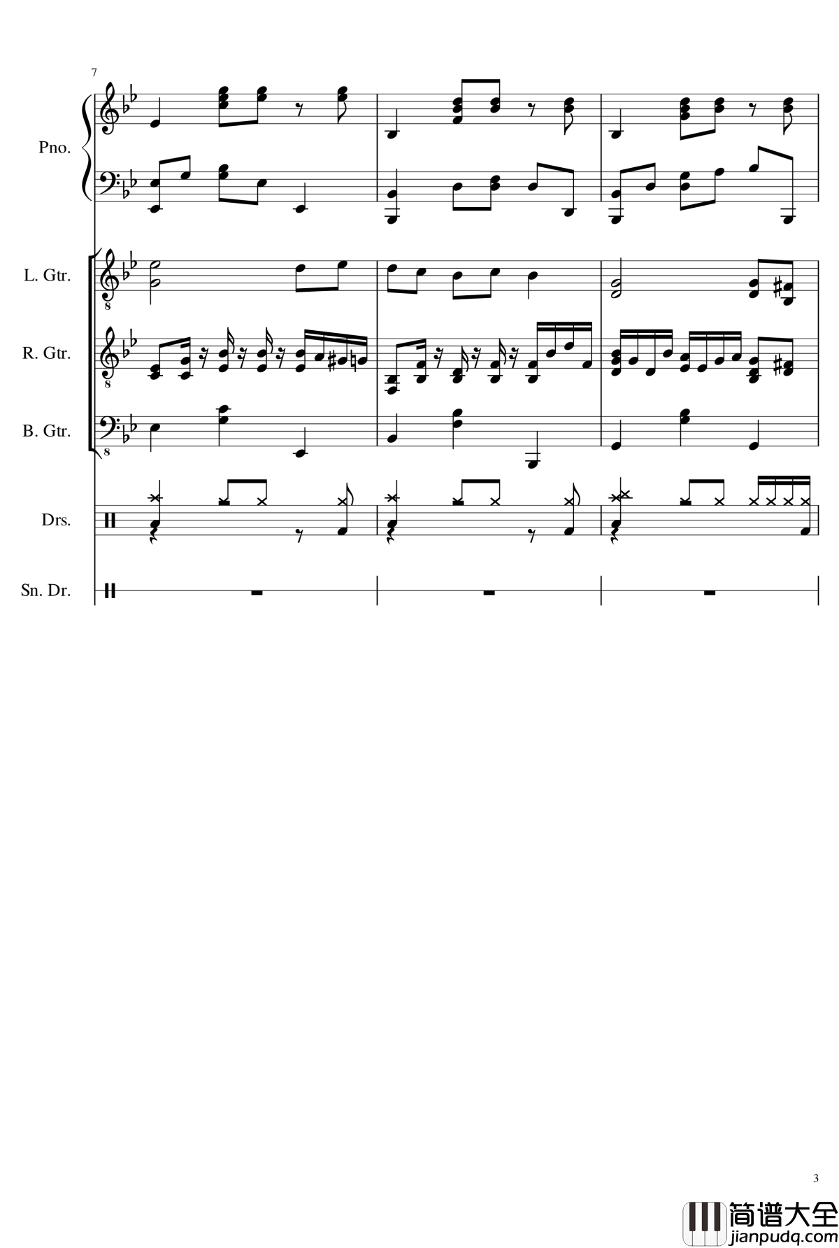 Nod_Nod钢琴谱_狂音§