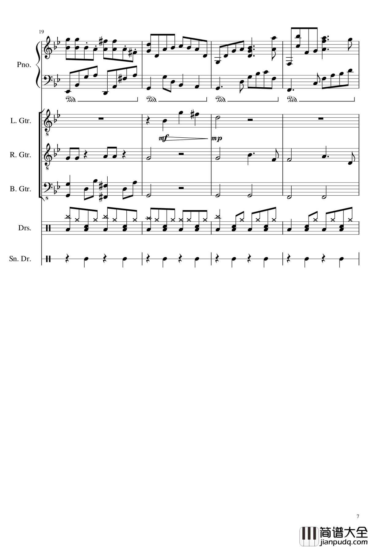 Nod_Nod钢琴谱_狂音§