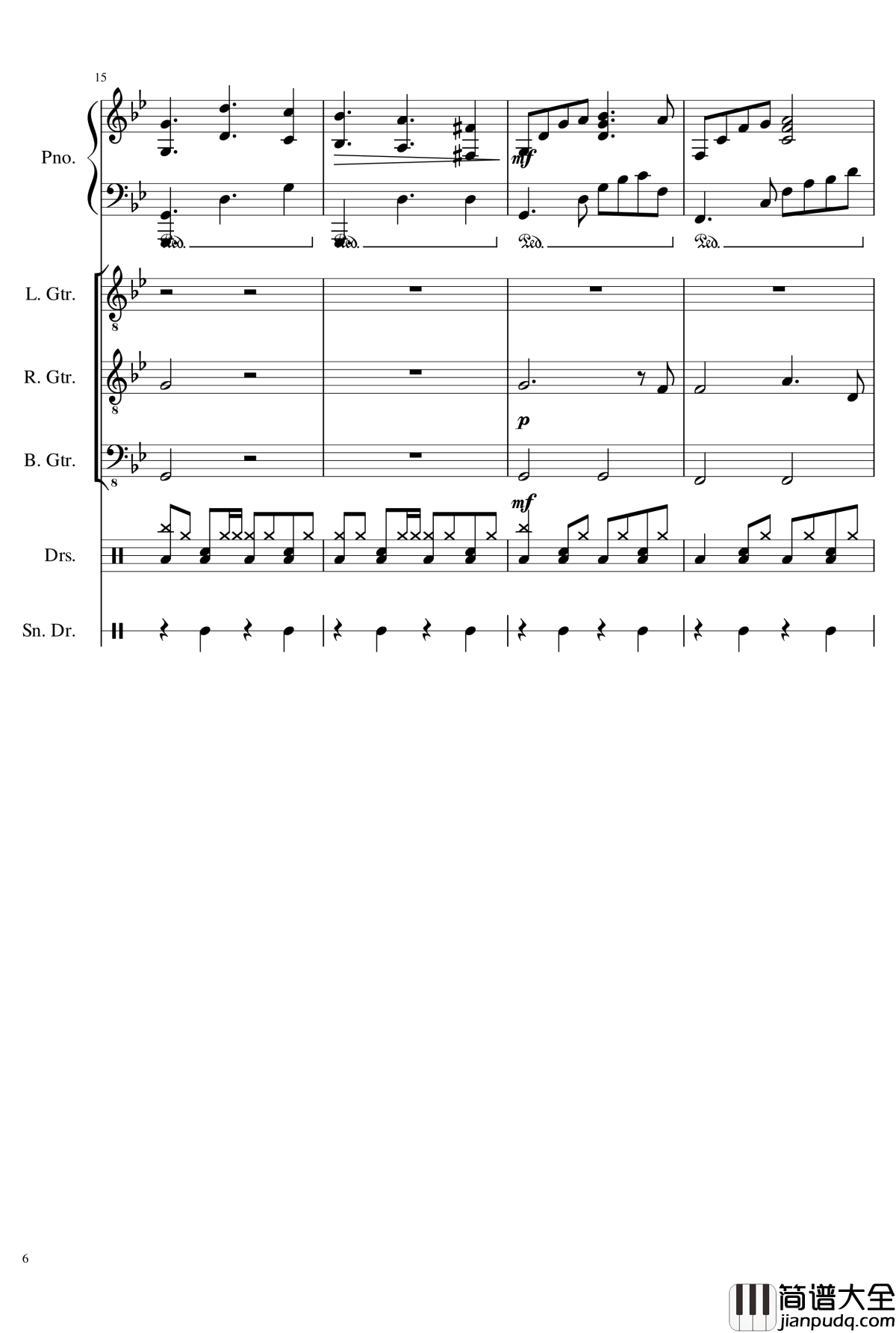 Nod_Nod钢琴谱_狂音§