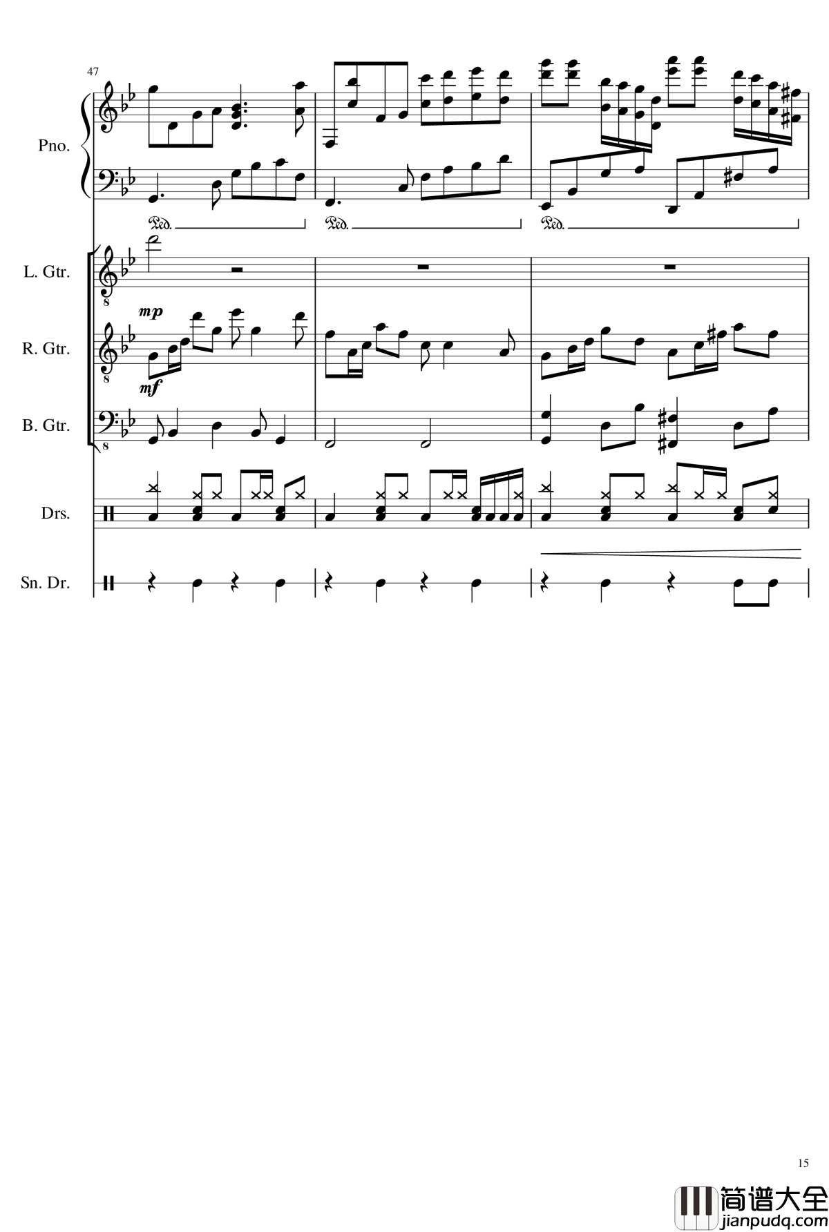 Nod_Nod钢琴谱_狂音§