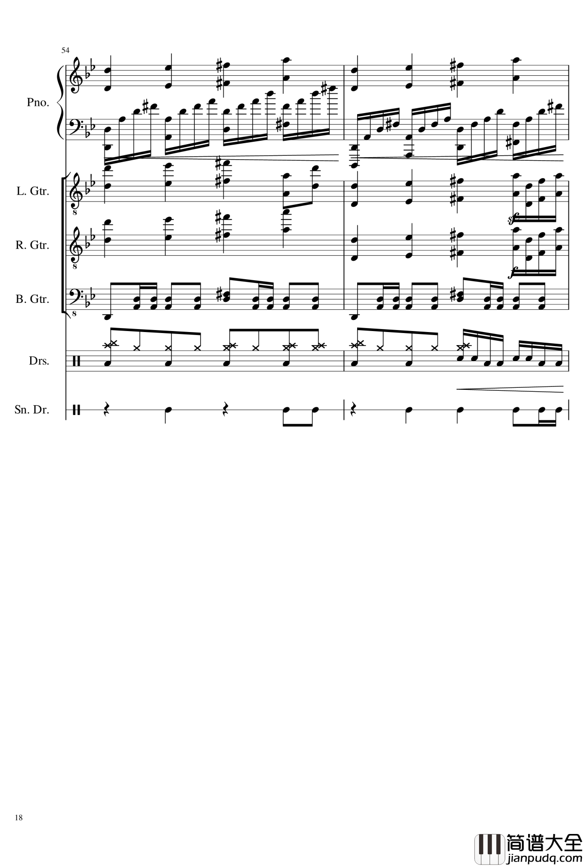 Nod_Nod钢琴谱_狂音§