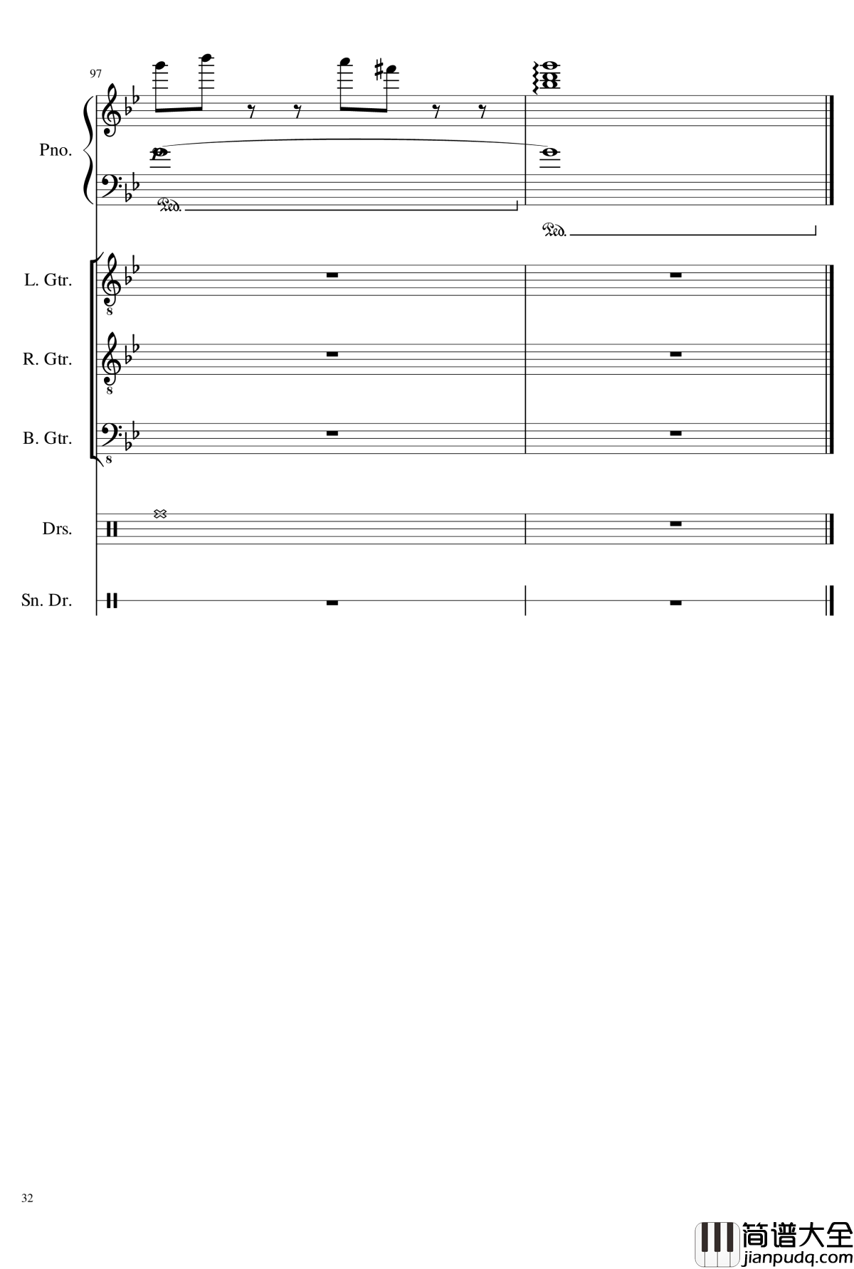 Nod_Nod钢琴谱_狂音§