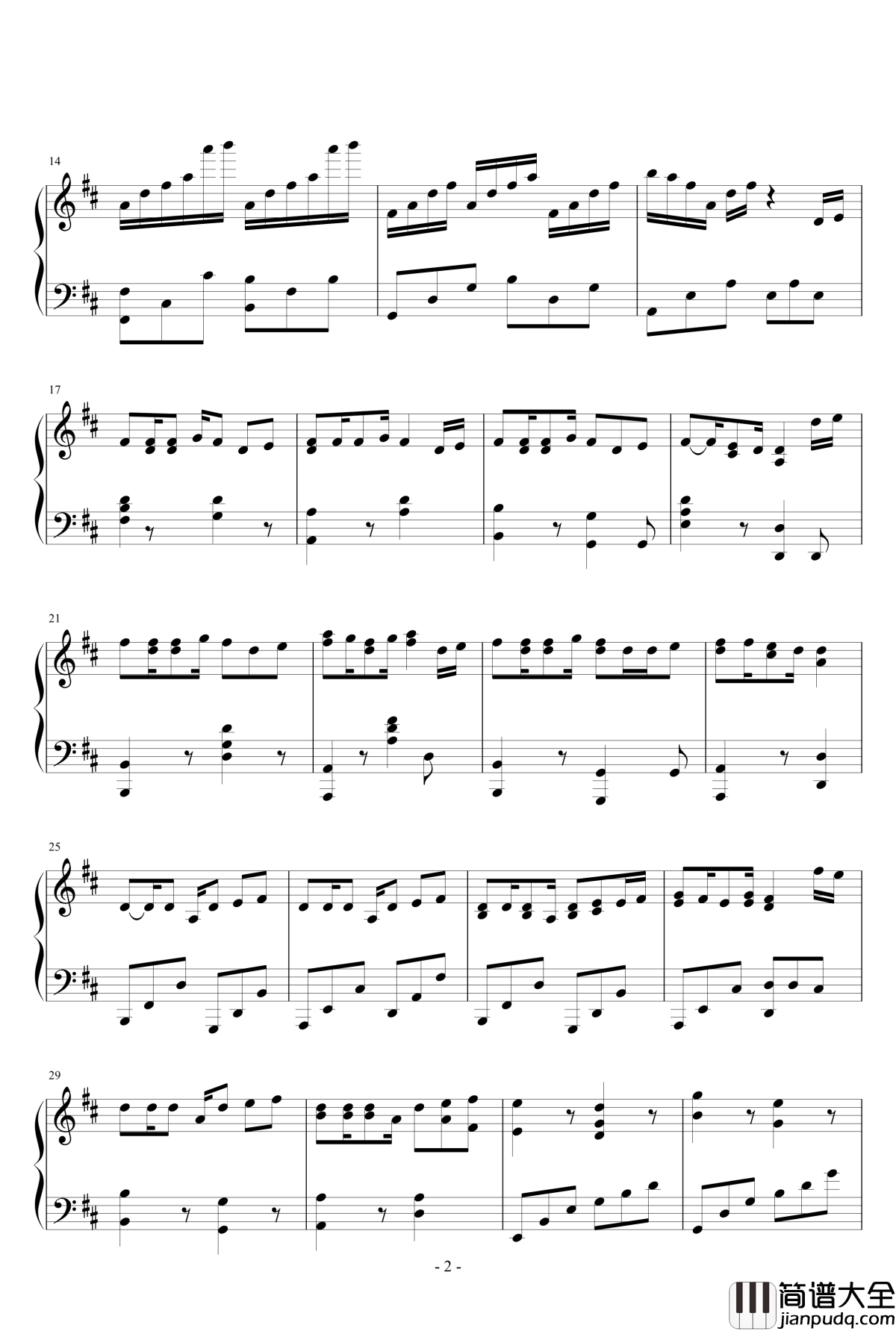 ノイズ钢琴谱_宵伽_地狱少女二笼