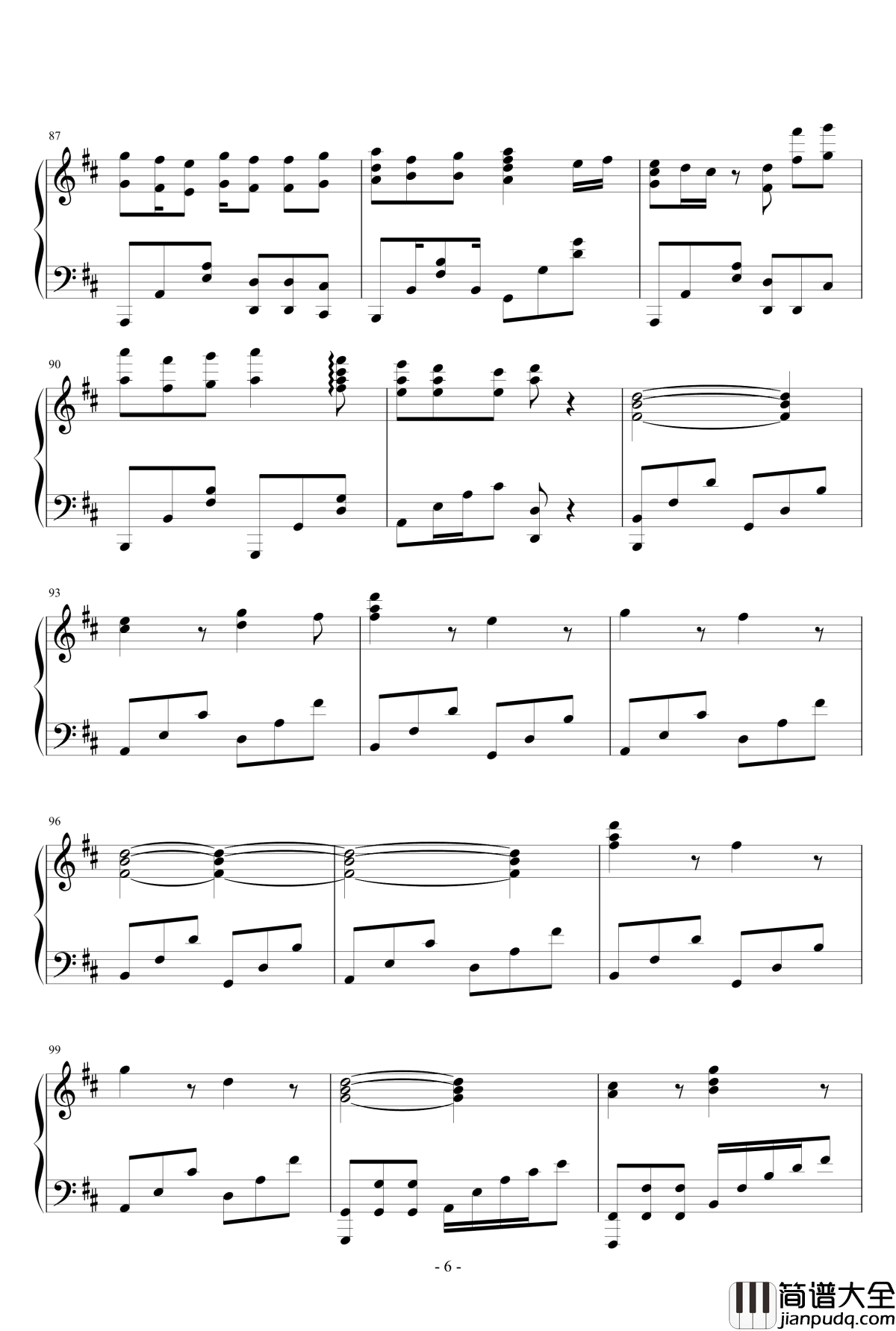 ノイズ钢琴谱_宵伽_地狱少女二笼