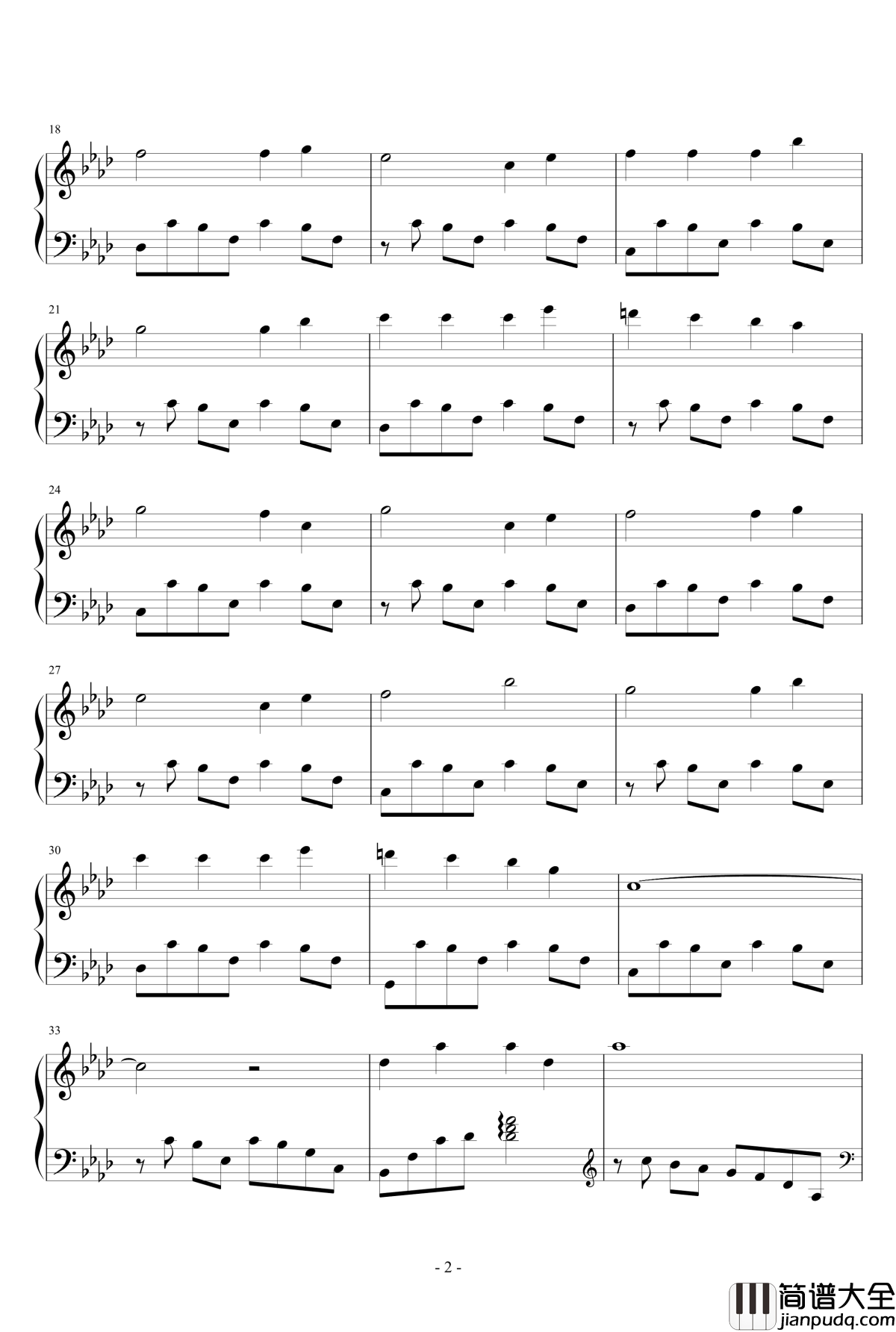 风のとおり道钢琴谱_広橋真紀子