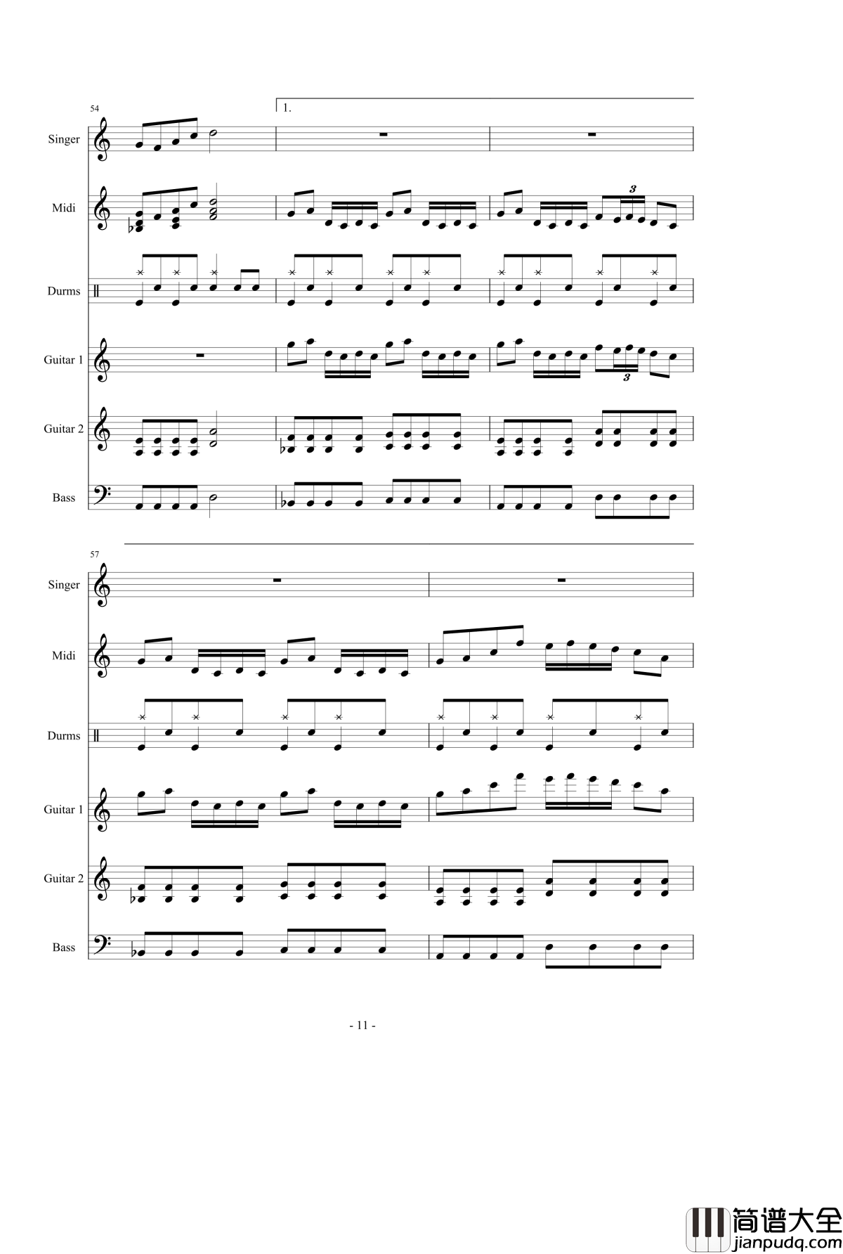 千本樱钢琴谱_总谱第二版_初音未来