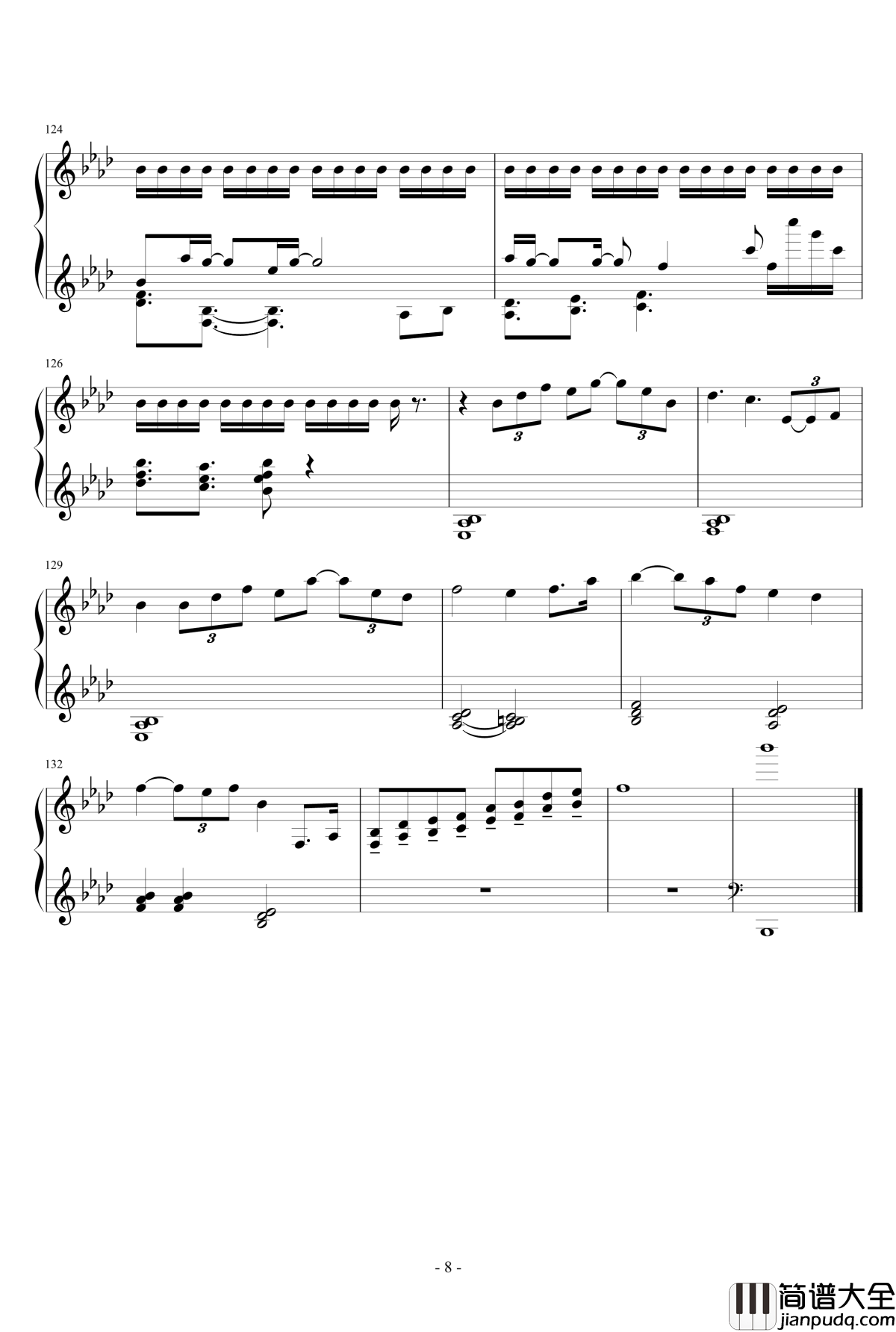 五场景钢琴谱_wudildy