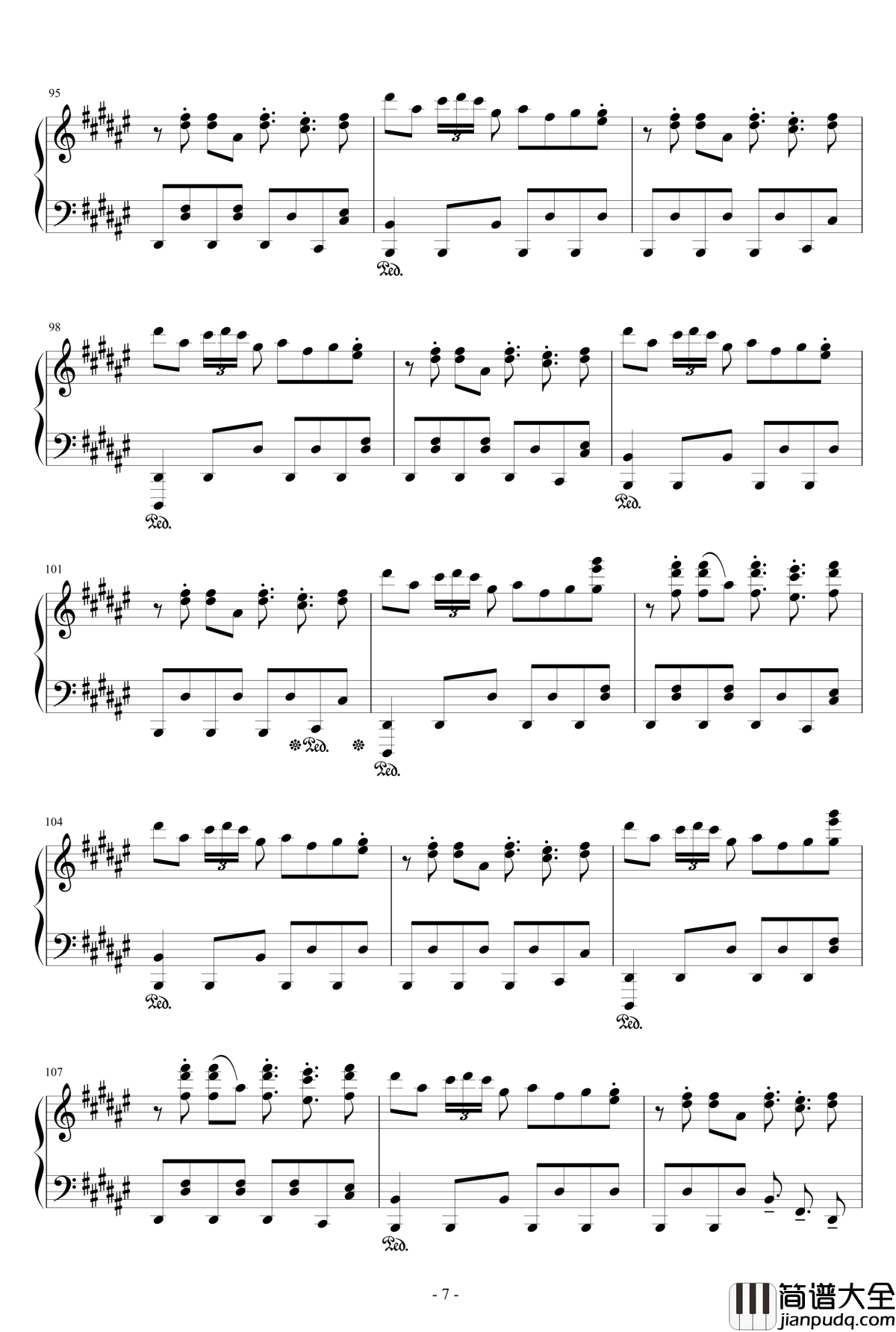 魔法少女達の百年祭钢琴谱_幻想游戏_雅__触手猴