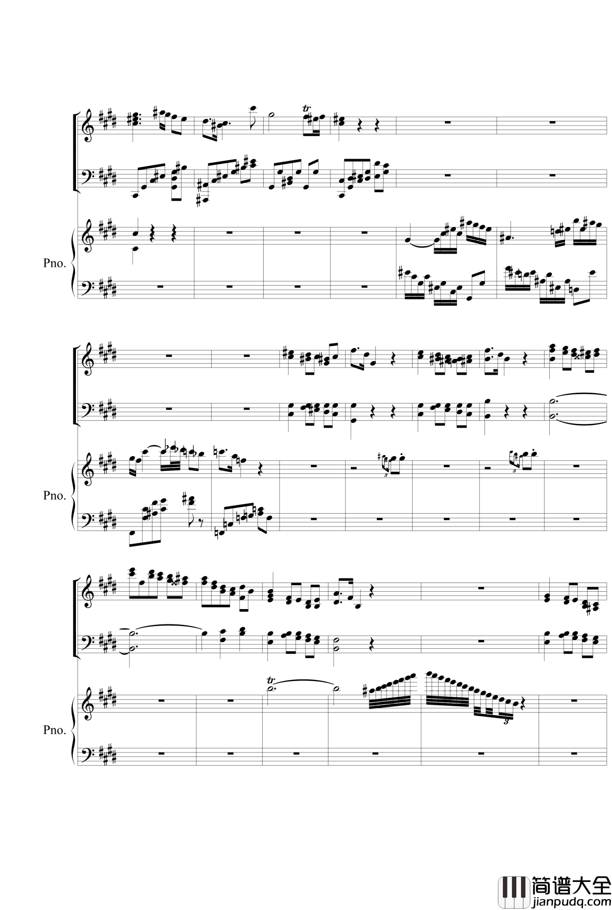 Piano_Concerto_No.2_钢琴谱_mov.2_nzh1934