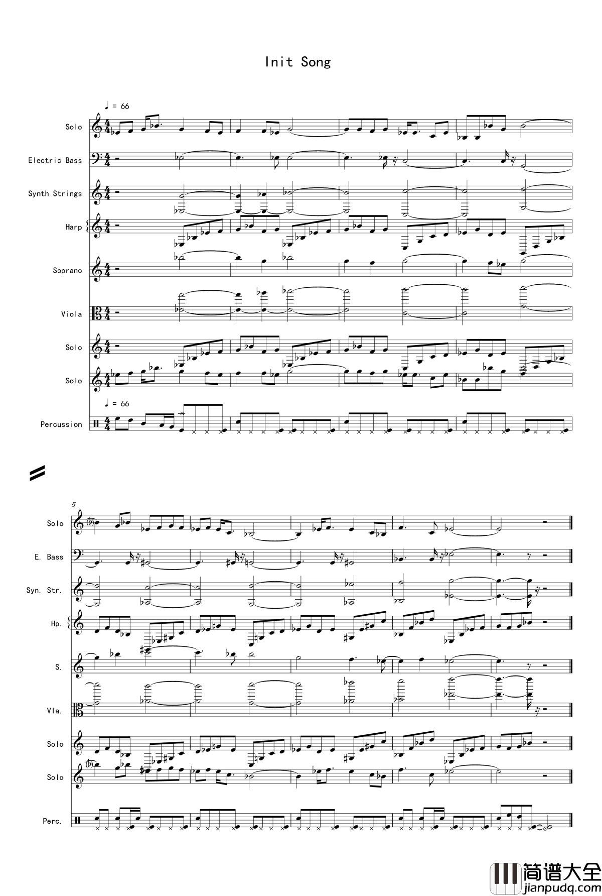 落雨聲钢琴谱_eco3c