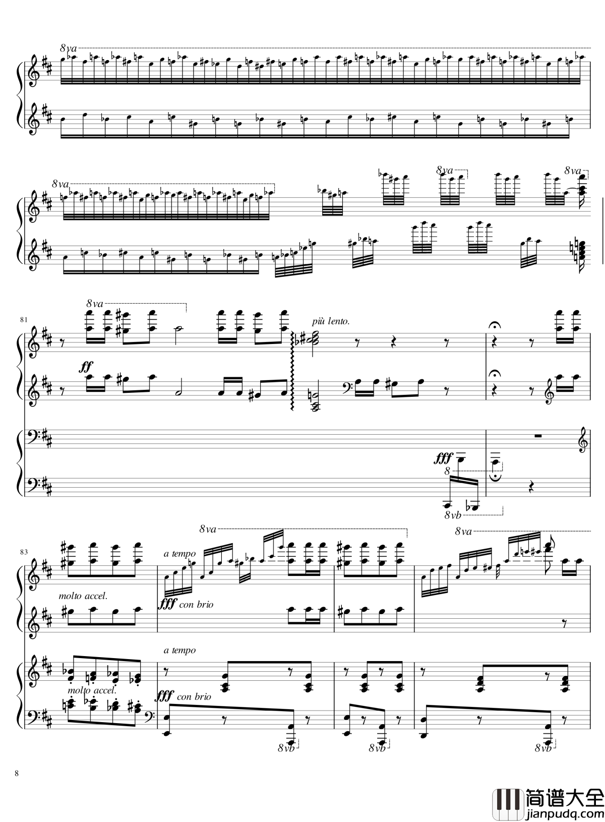 Italian_Polka钢琴谱_意大利波尔卡_拉赫马尼若夫