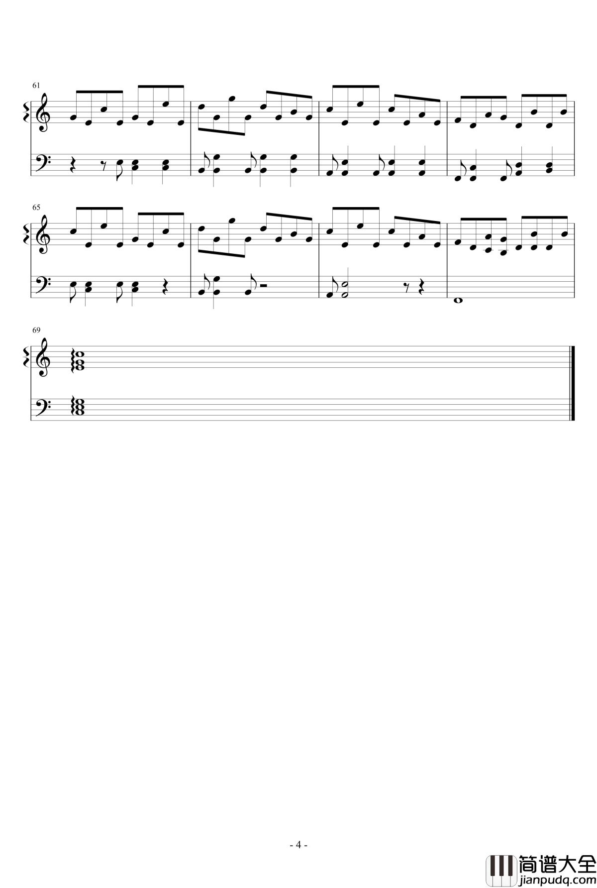 Doors钢琴谱_小野大辅