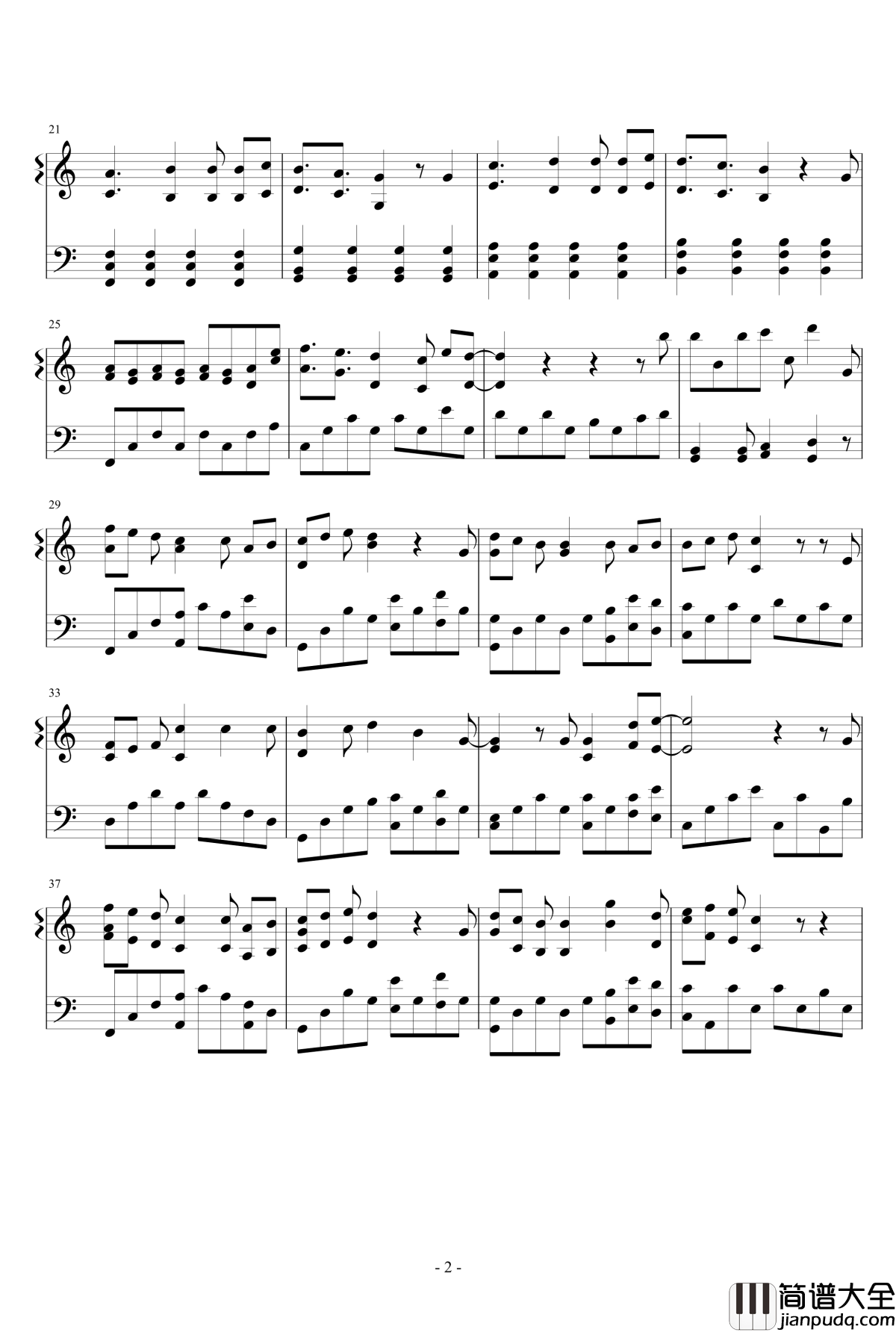 Doors钢琴谱_小野大辅