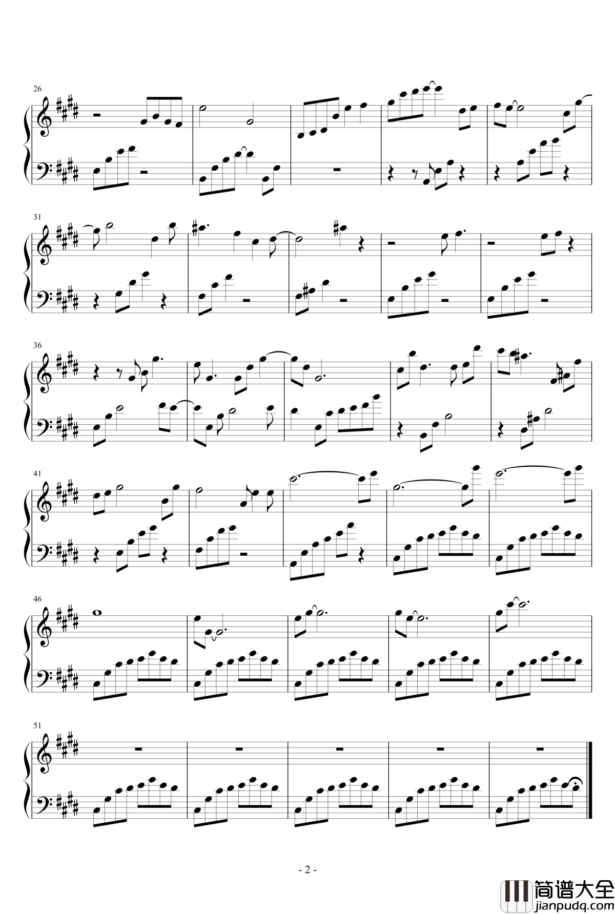 风吹麦浪钢琴谱_付冬波