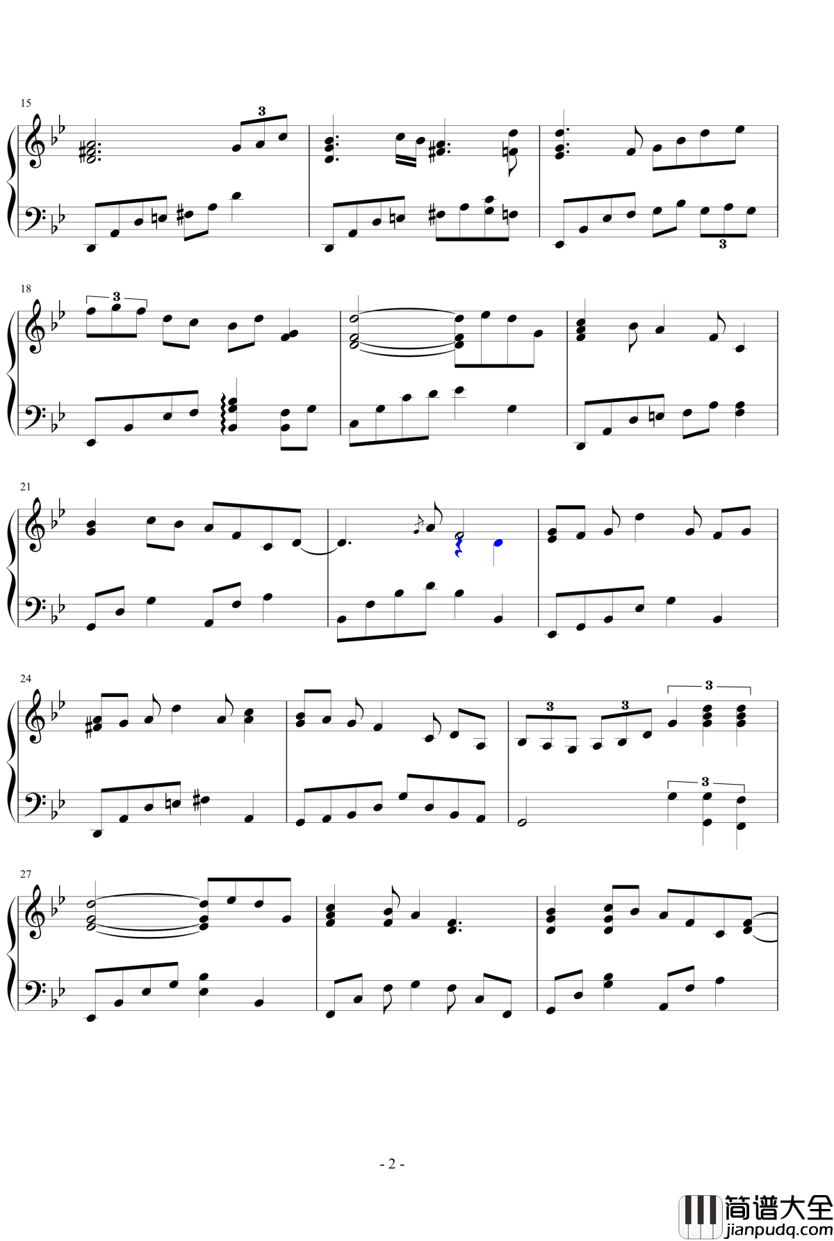 已逝的輝煌钢琴谱_王者之喆