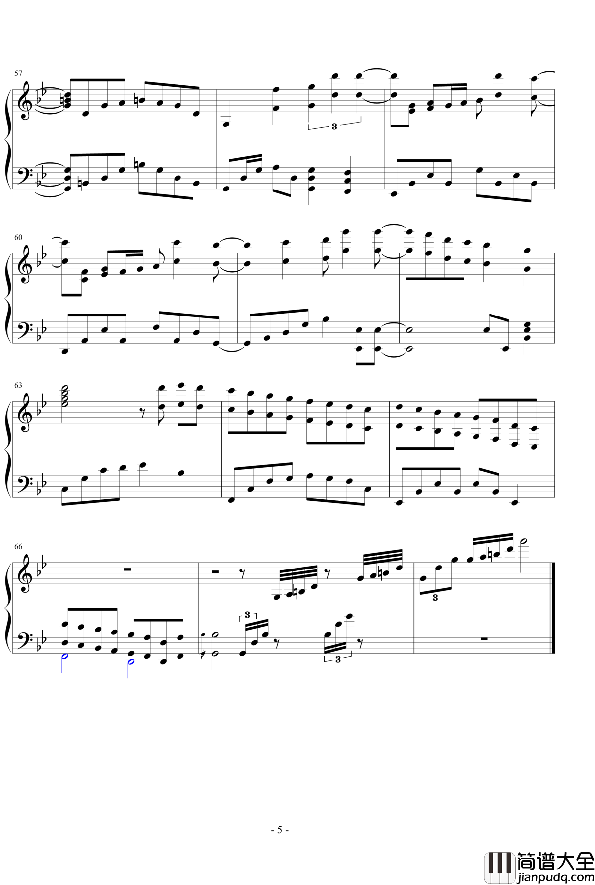 已逝的輝煌钢琴谱_王者之喆