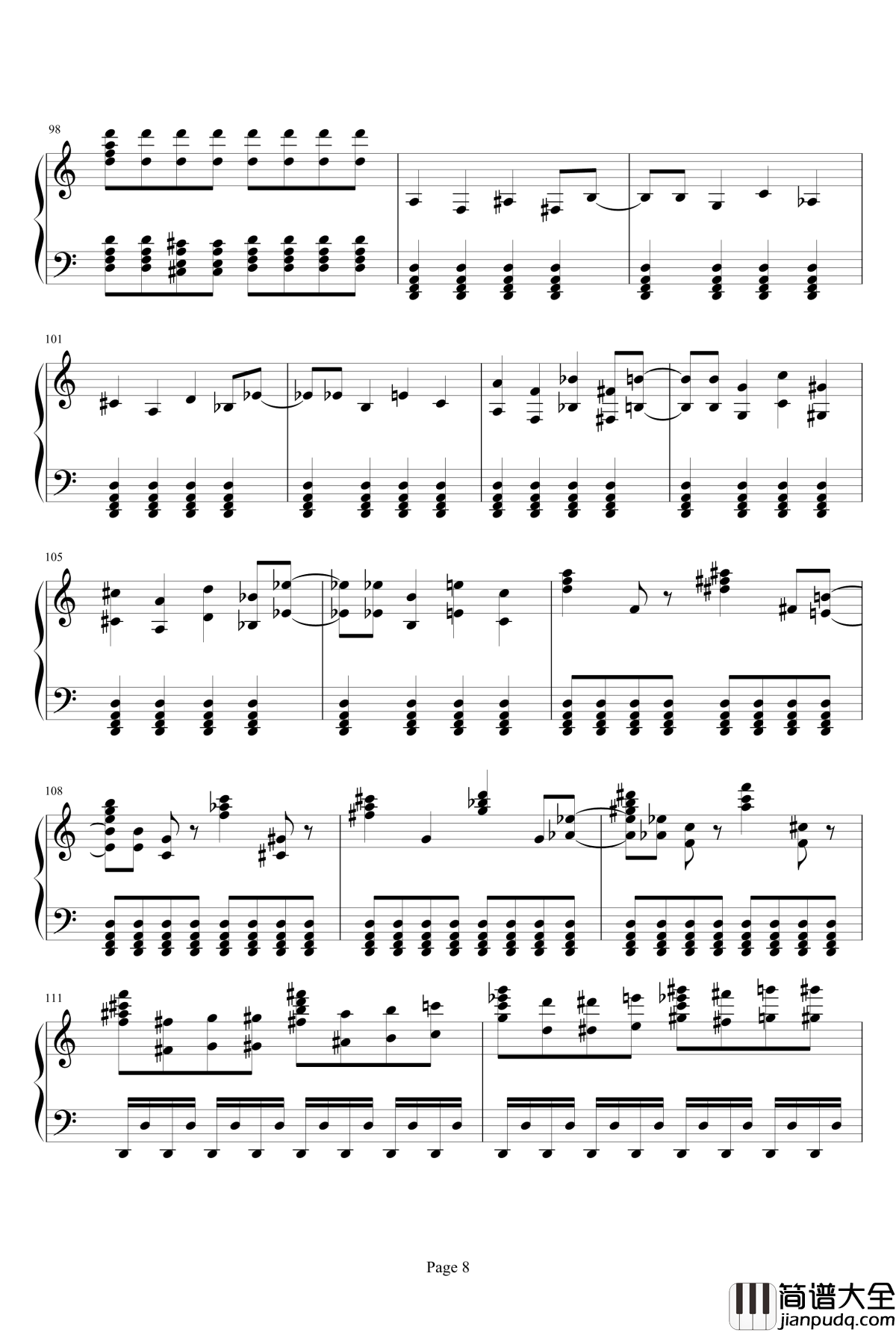 死亡华尔兹钢琴谱_已改进：人类完整版_触手猴