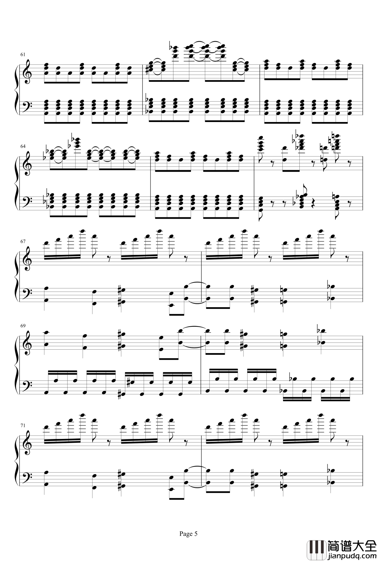 死亡华尔兹钢琴谱_已改进：人类完整版_触手猴