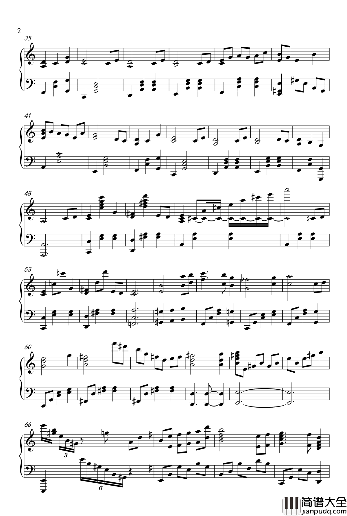 神代梦华谭钢琴谱