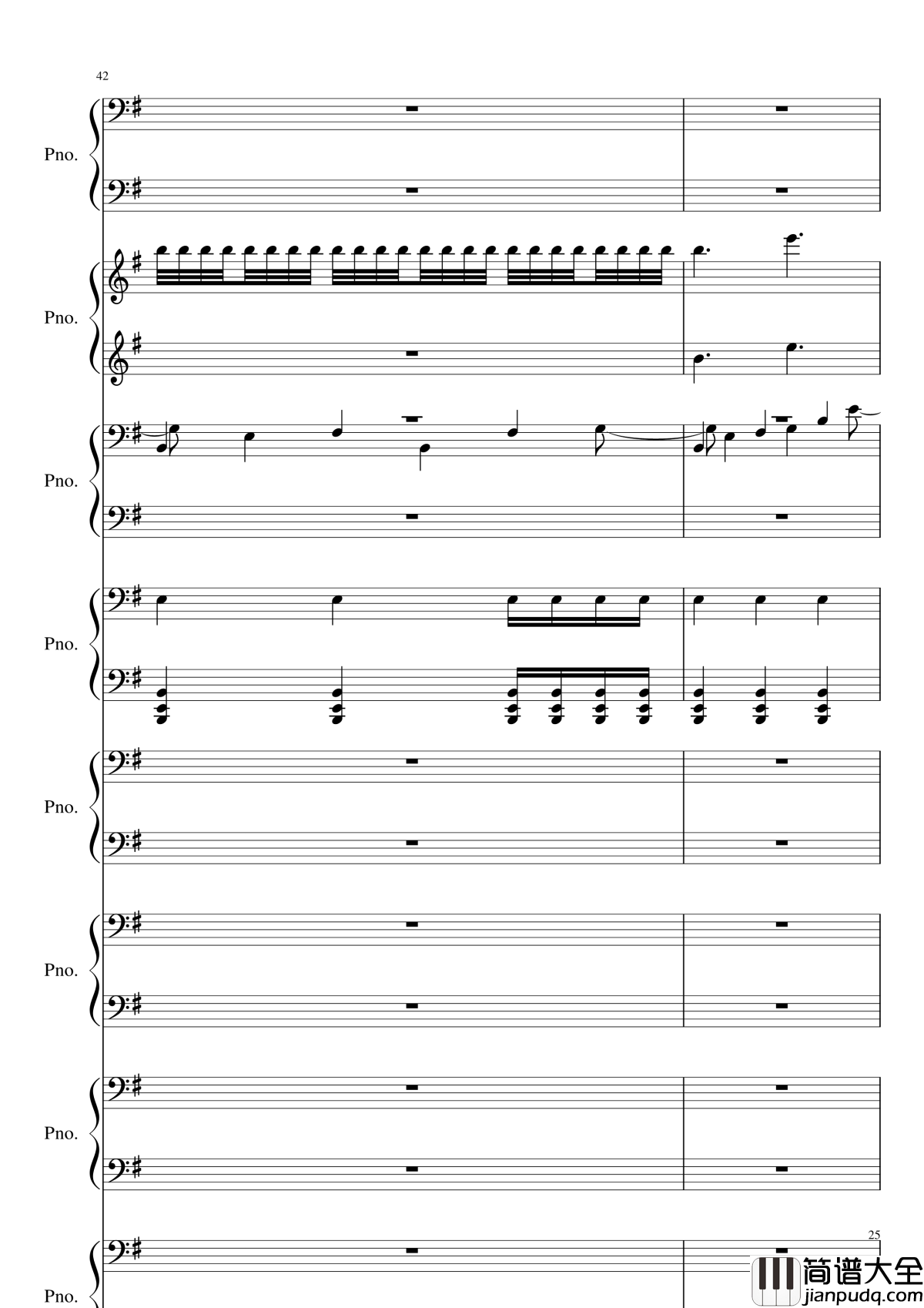 八月钢琴谱_黑化