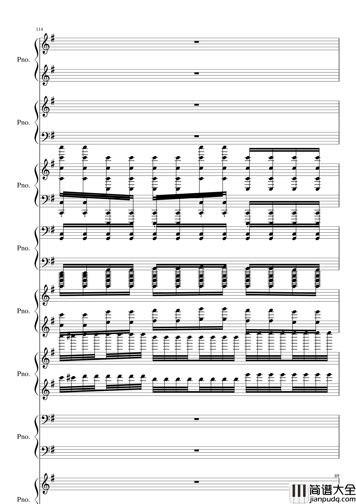 八月钢琴谱_黑化