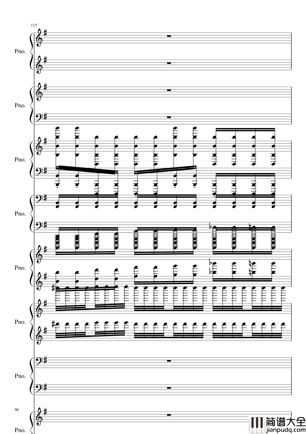 八月钢琴谱_黑化