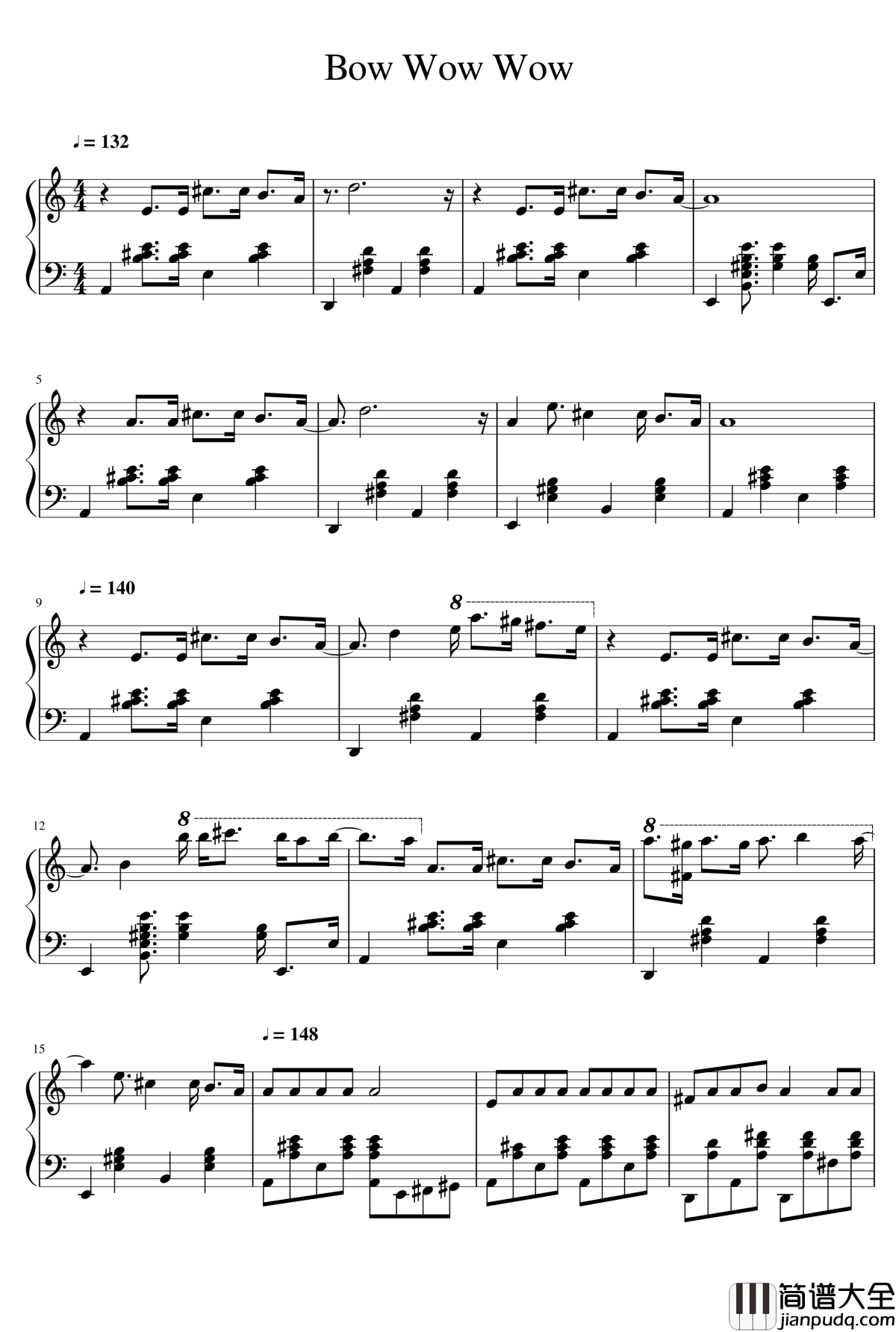 哇哇哇钢琴谱_钢琴块2