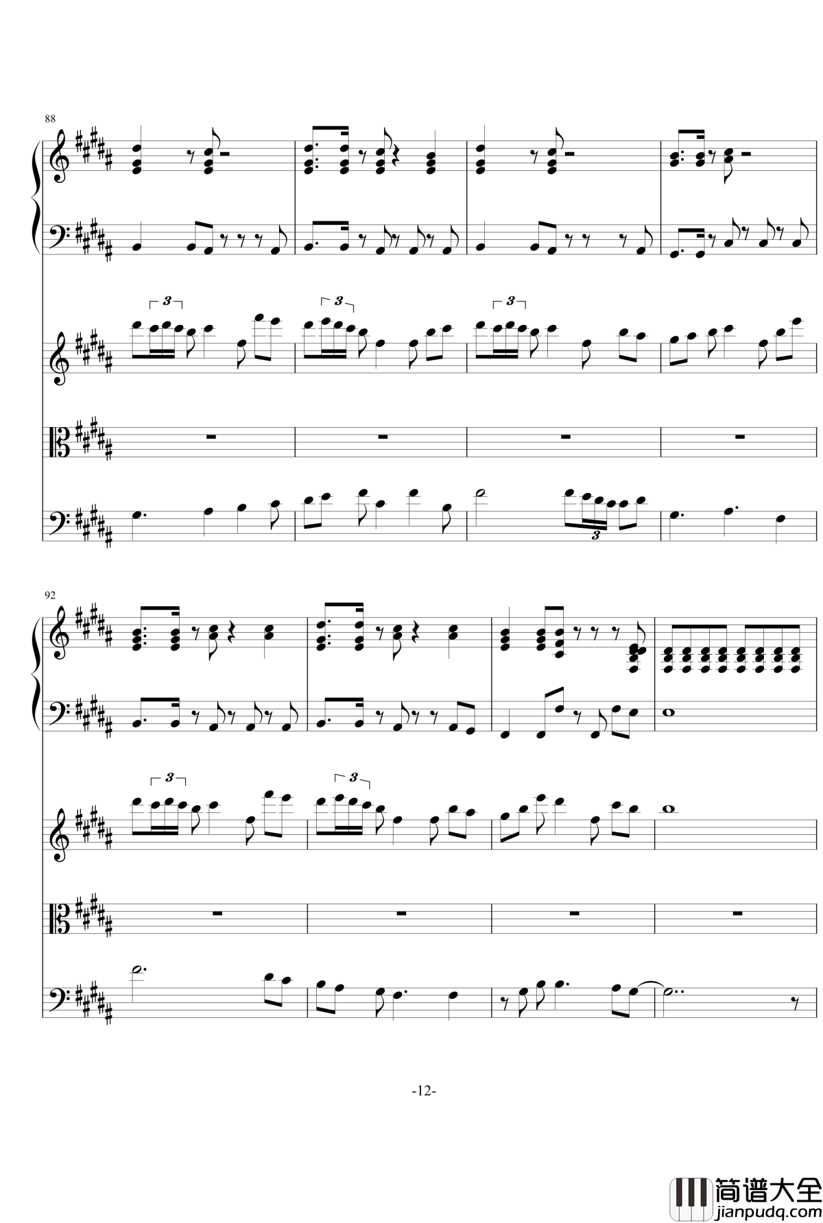 Ready_for_your_love钢琴谱菅野佑悟_C调