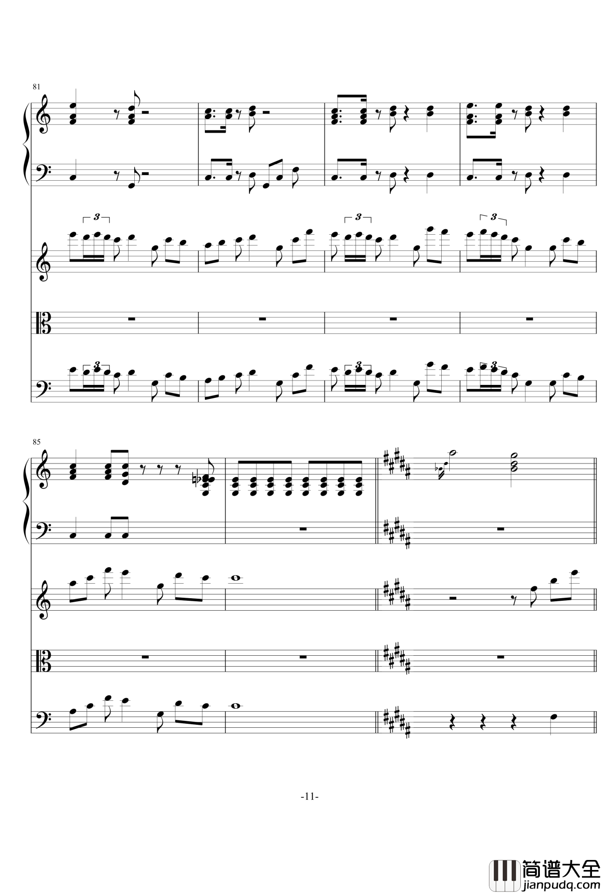 Ready_for_your_love钢琴谱菅野佑悟_C调