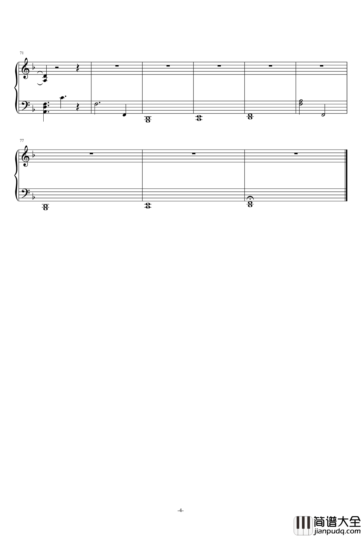 Tomorrow_with_you钢琴谱_Senpai/Kondor