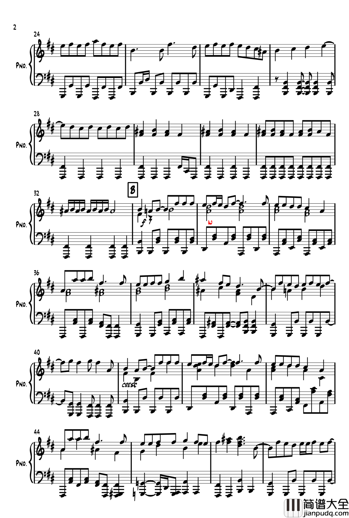 エイリアン　エイリアン钢琴谱_Alien_Alien_初音ミク