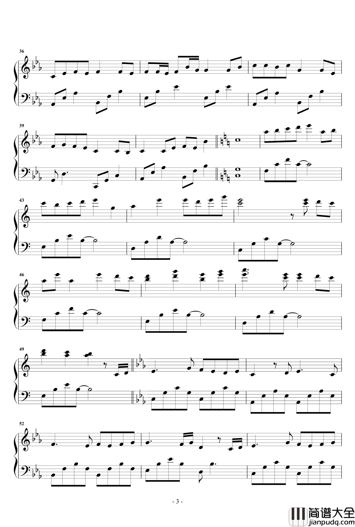 秋雨未央钢琴谱_林逸超