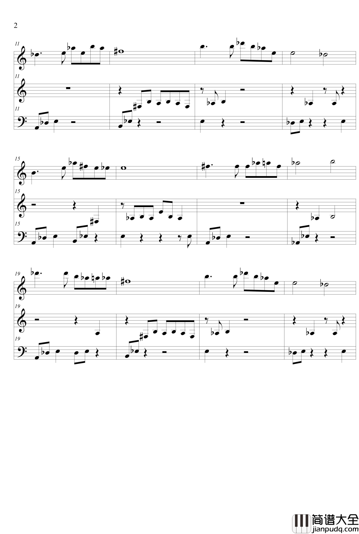 星めぐりの歌钢琴谱_环游星空之歌_星之梦OST