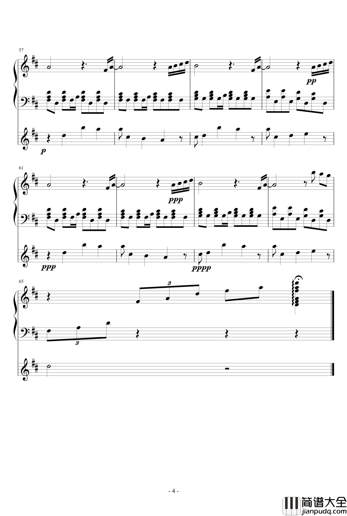 And_The_Winner_is钢琴谱_Gérard_Darmon