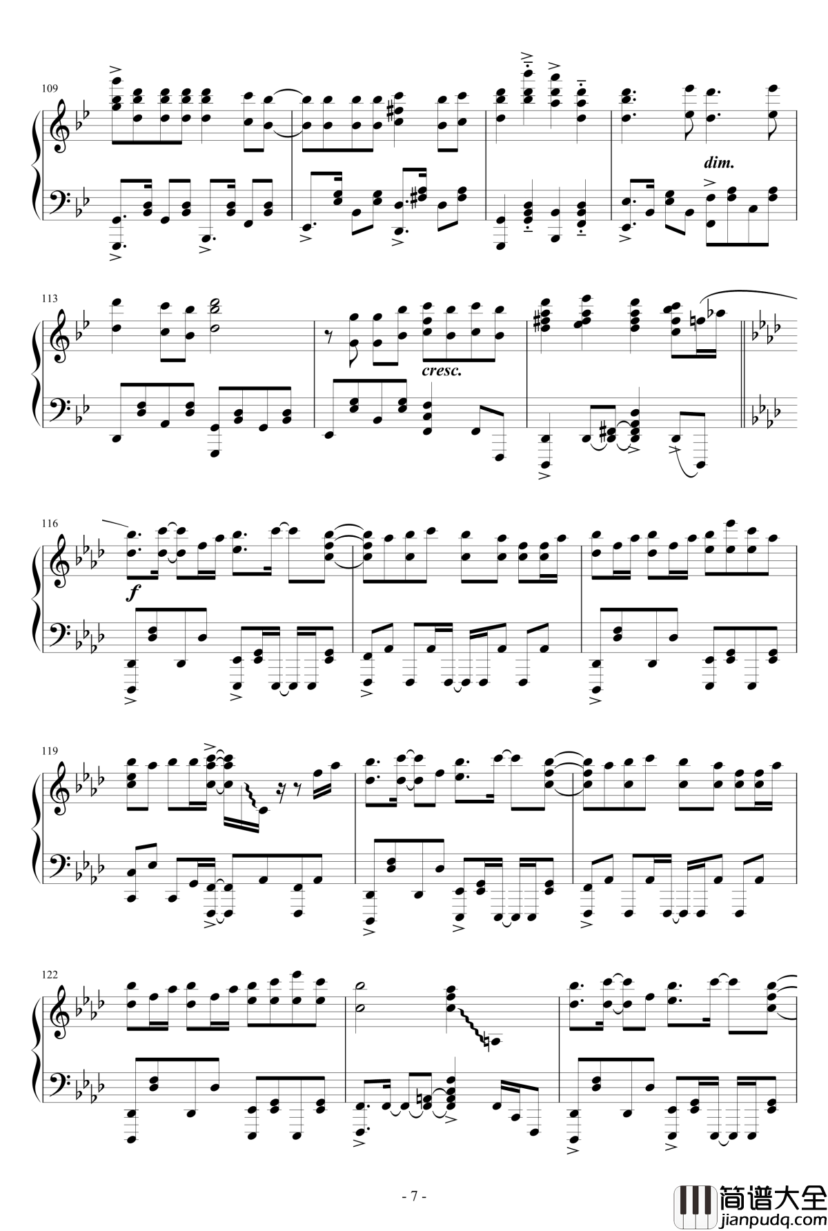 Vocaloid歌曲串烧2017钢琴谱_触手猴