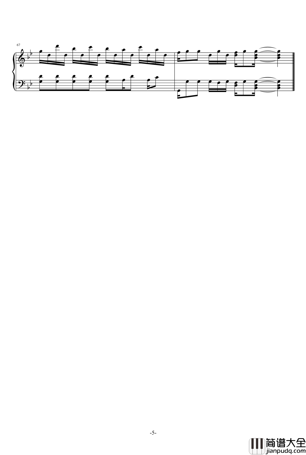 拳皇98主角队BGM钢琴谱_Esaka