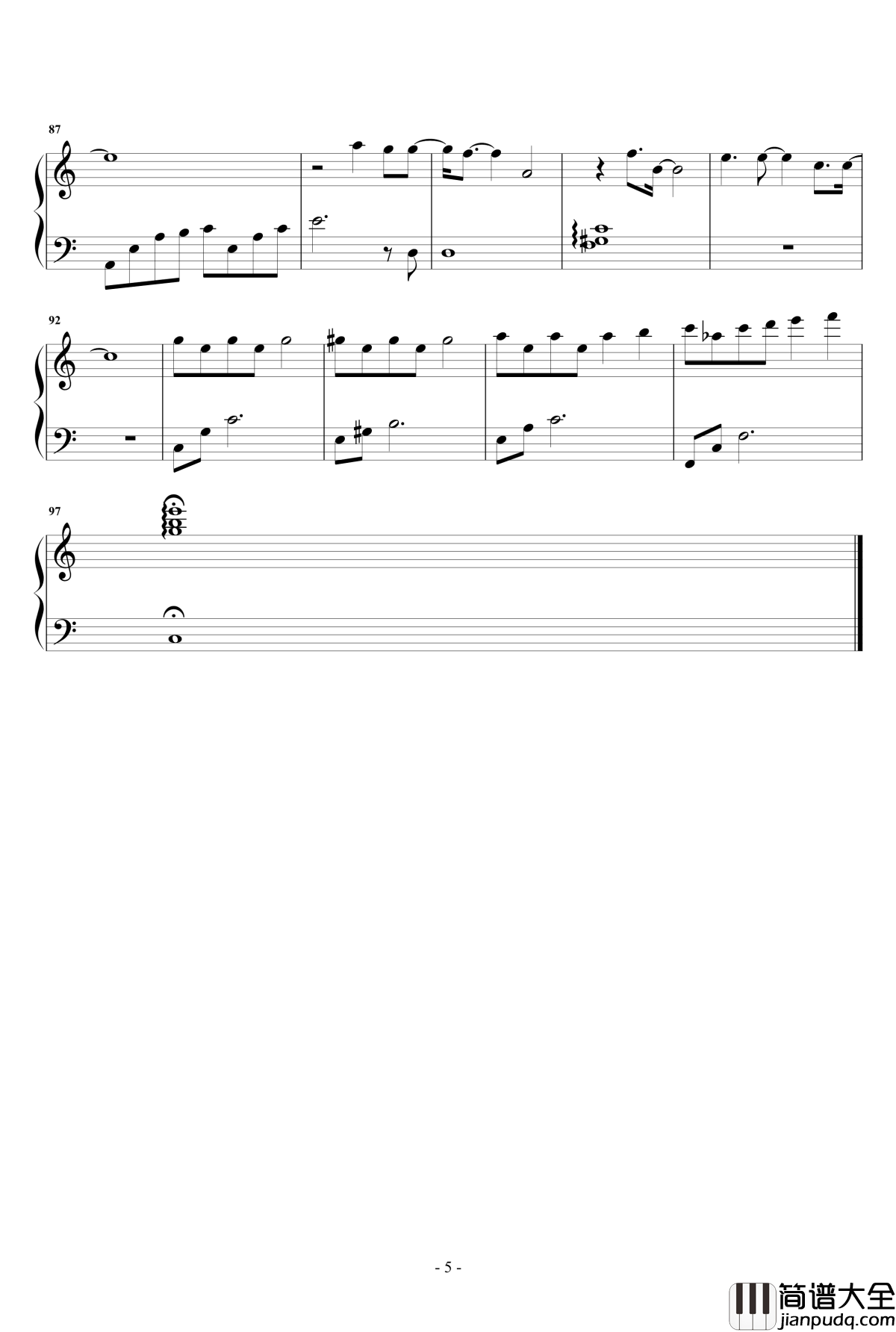 一秒时光钢琴谱_林采欣