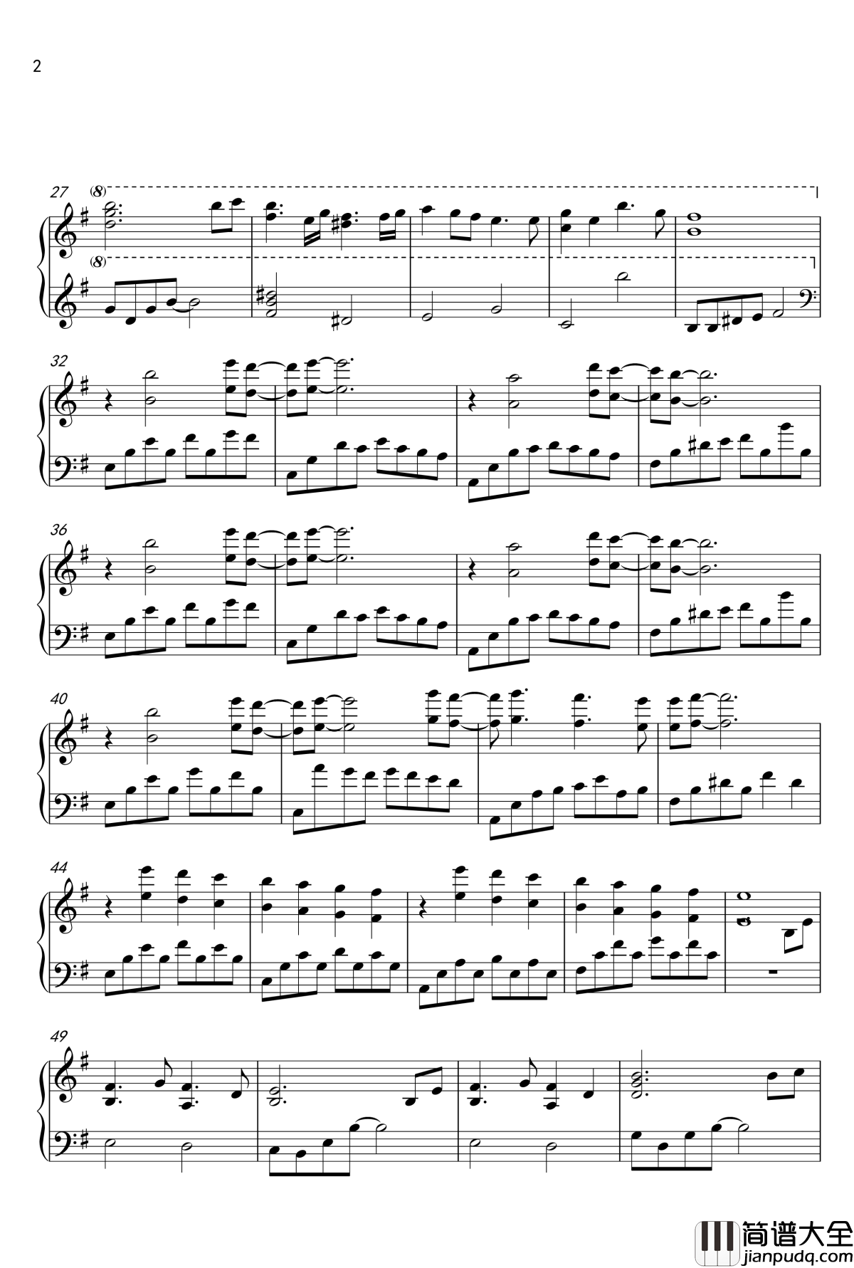 叹三世兮步尘芳钢琴谱_金光布袋戏