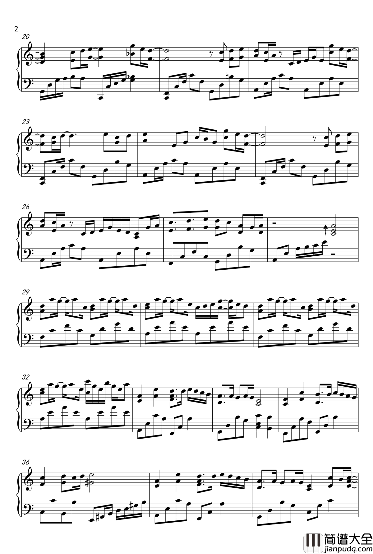 春よ、来い钢琴谱_松任谷由实