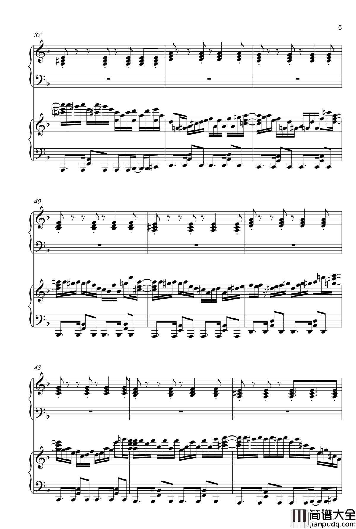 The_Grimoire_of_Alice钢琴谱541863_Touhou_Project